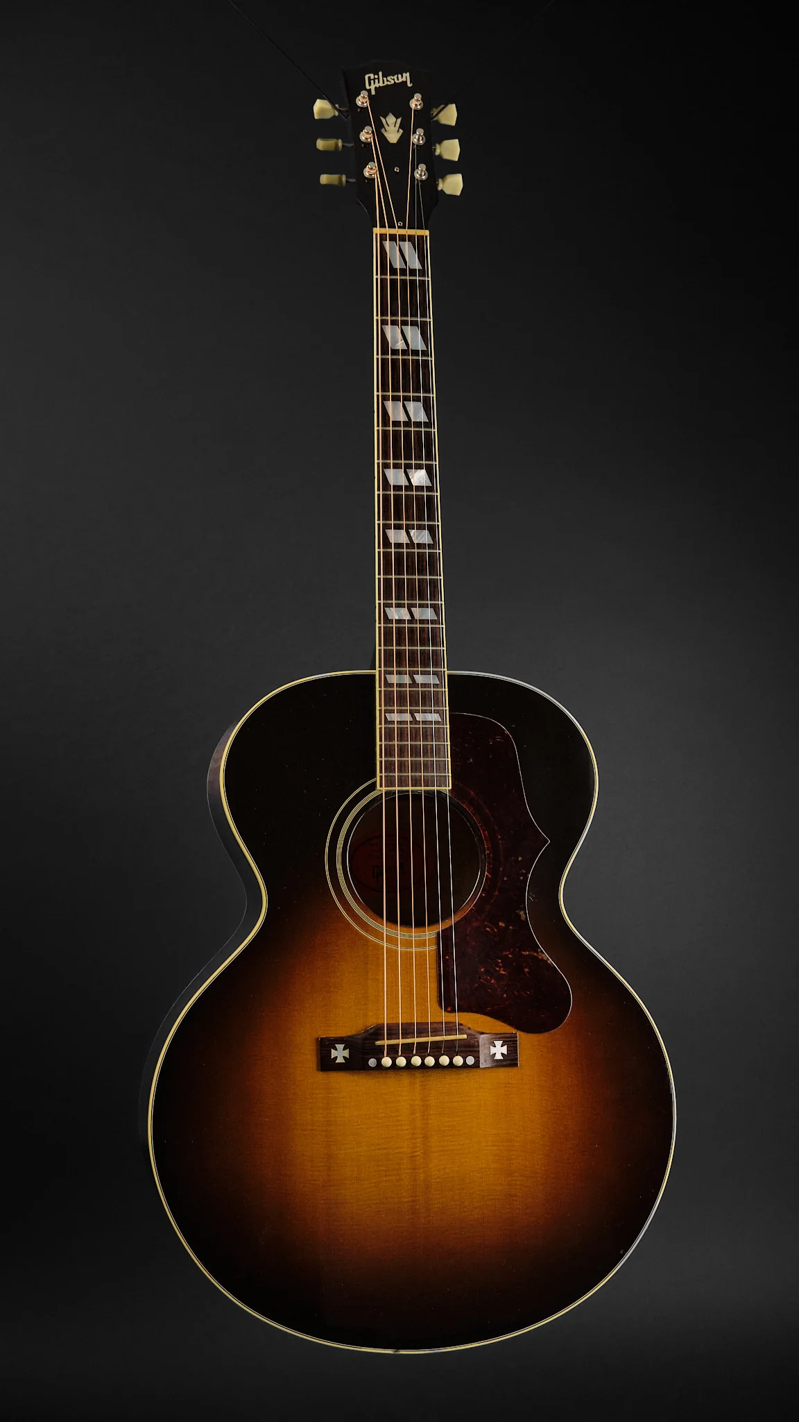 2011 Gibson Custom Shop 'New Vintage' J-185 Sunburst - Image 4