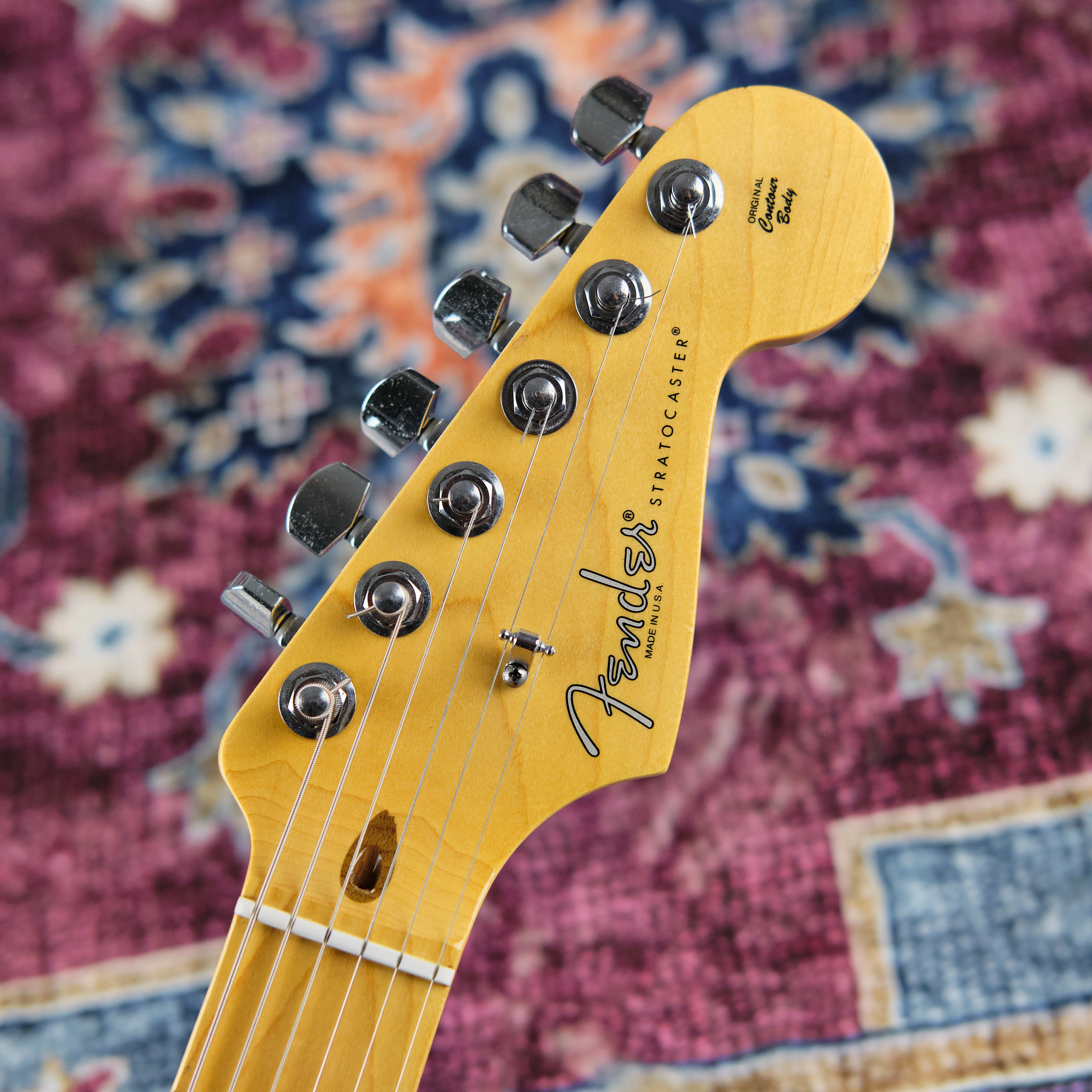 2012 Fender American Standard Stratocaster Black - Image 2