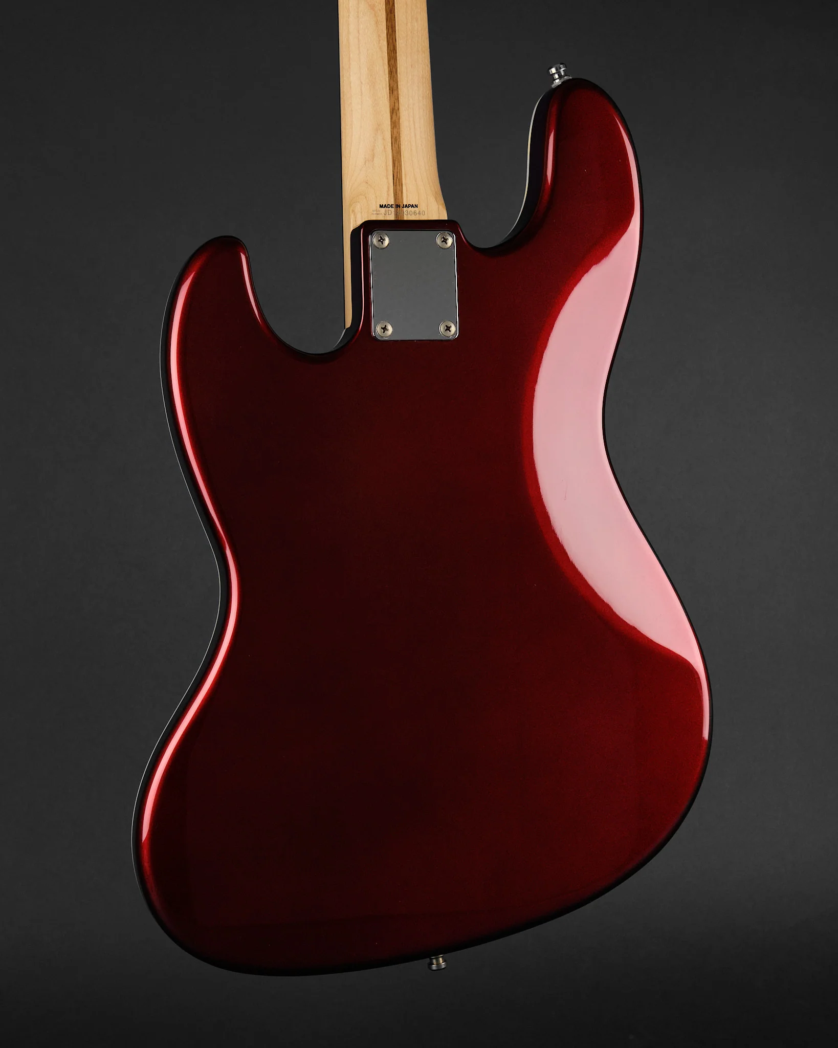 2012 Fender MIJ Aerodyne Jazz Bass Candy Apple Red - Image 3