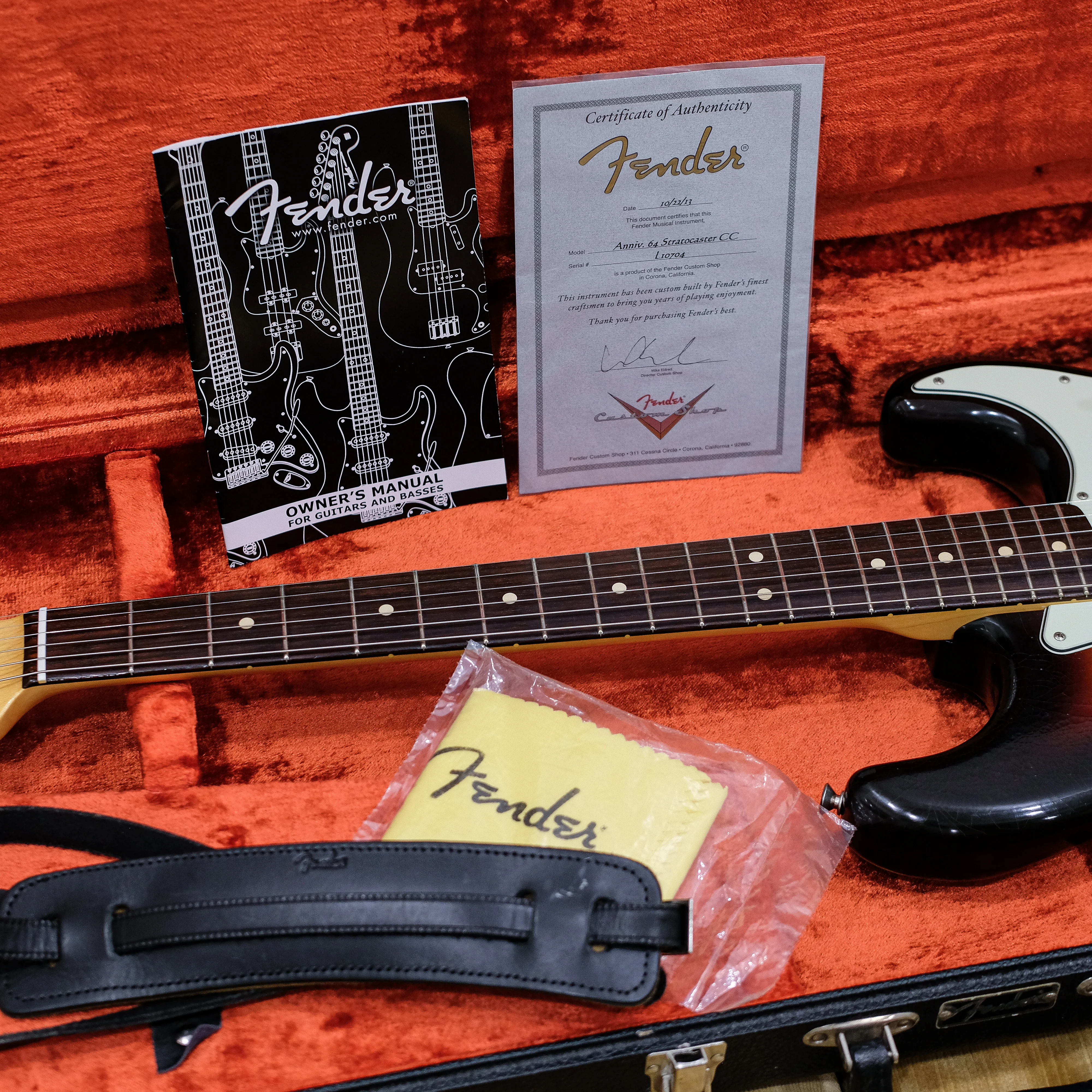 2013 Fender Custom Shop 50th Anniversary '64 L-Series Stratocaster Sunburst - Image 10