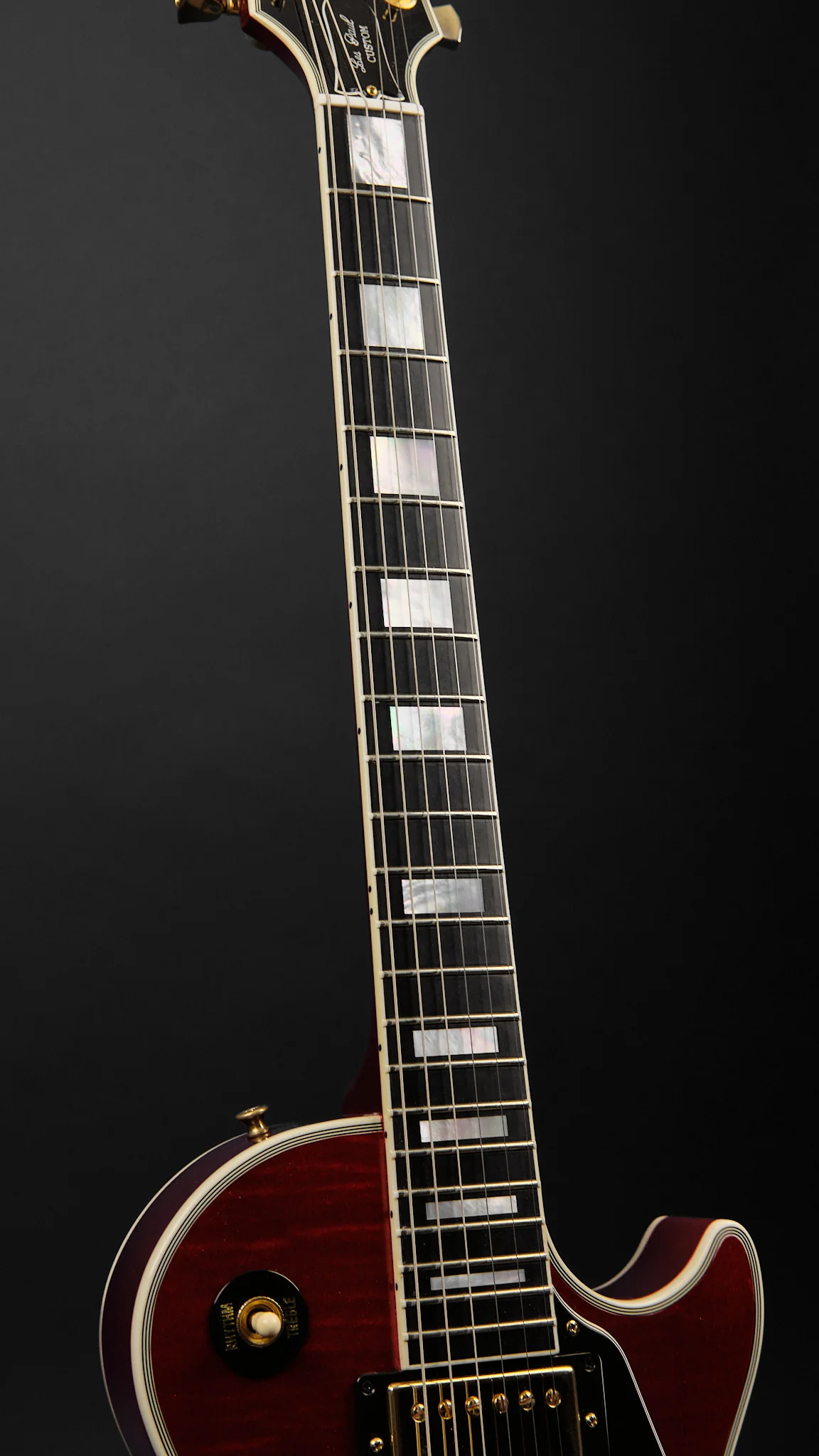 2014 Gibson Custom Shop Les Paul Custom Wine Red Refin - Image 6