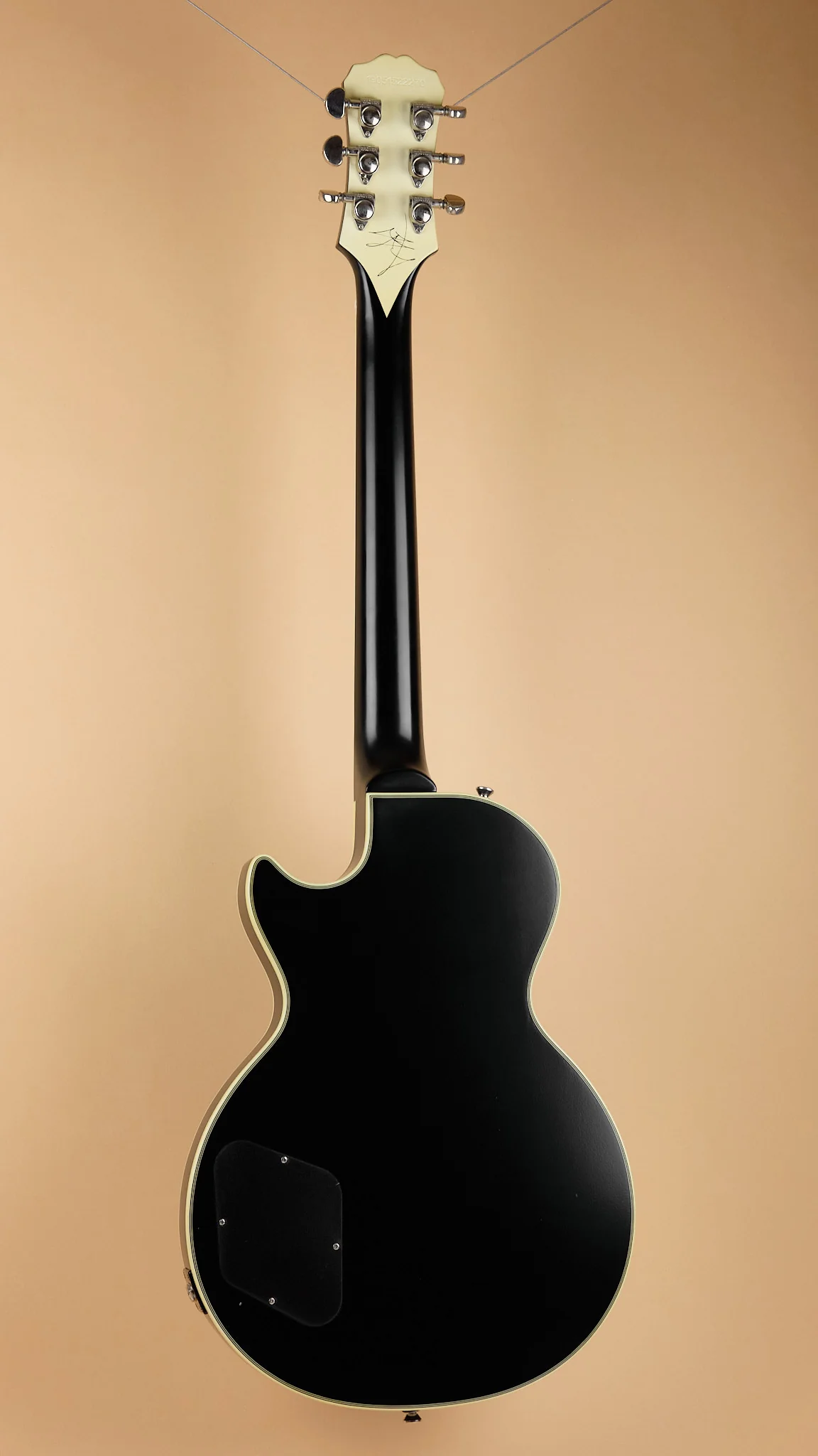 2019 Epiphone Jared James Nichols “Old Glory” Les Paul Custom Black Aged Gloss - Image 5