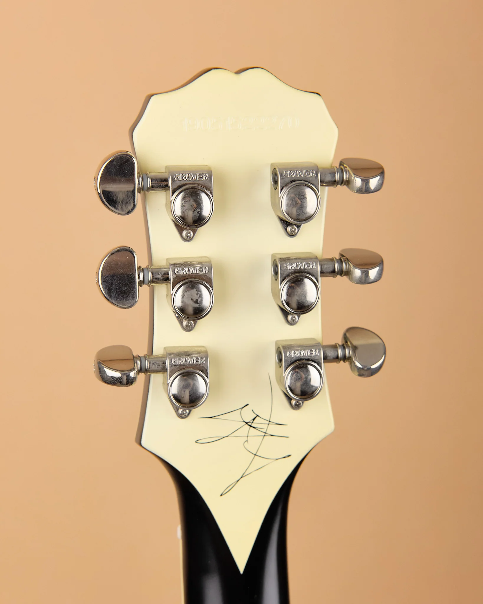 2019 Epiphone Jared James Nichols “Old Glory” Les Paul Custom Black Aged Gloss - Image 6