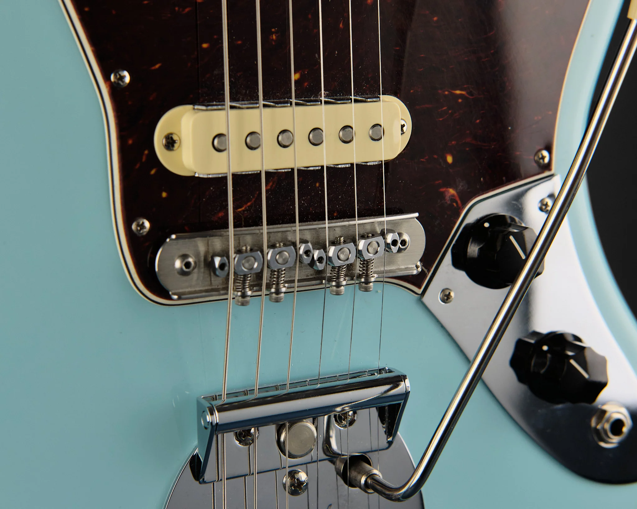 2019 Fender American Original '60s Jaguar Daphne Blue - Image 10