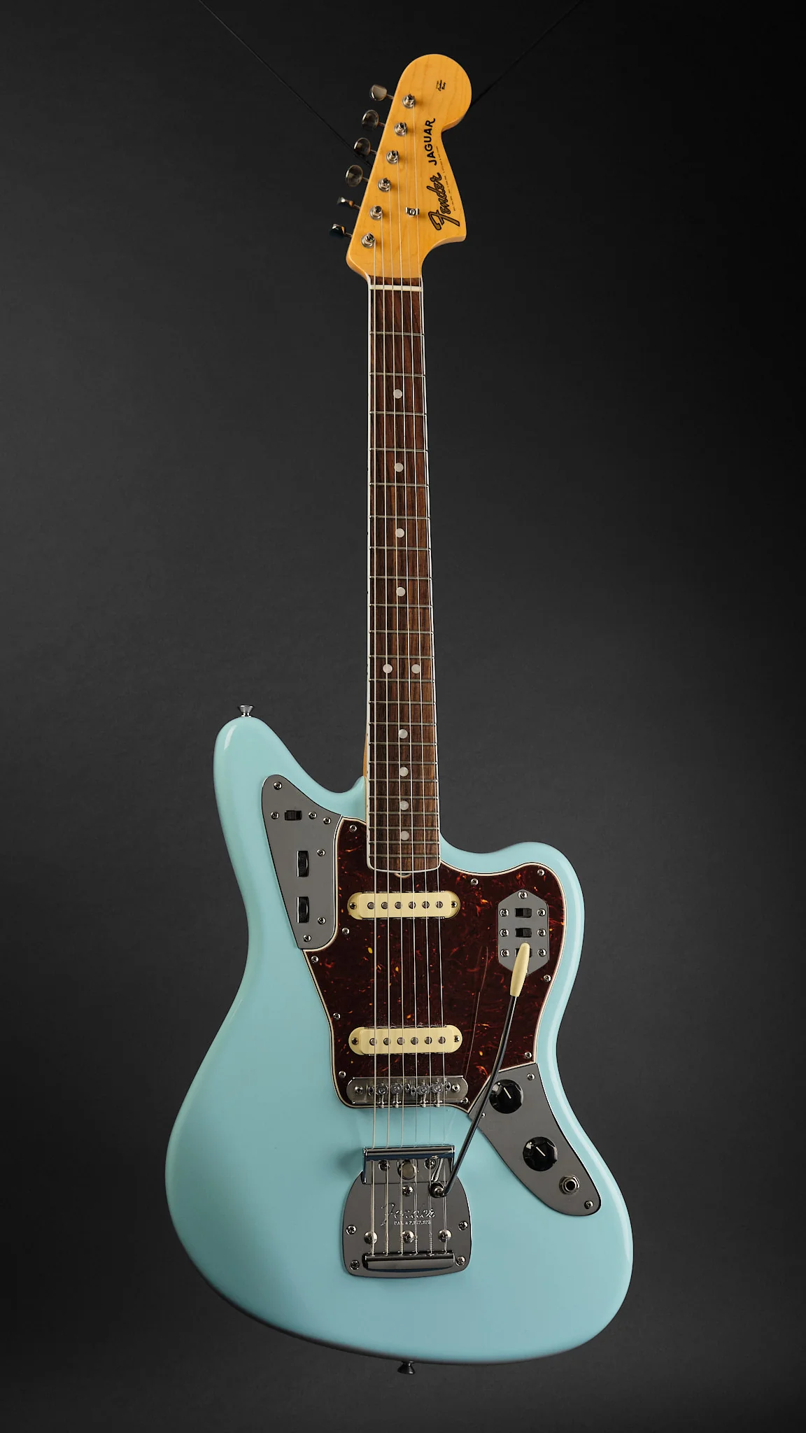 2019 Fender American Original '60s Jaguar Daphne Blue - Image 4