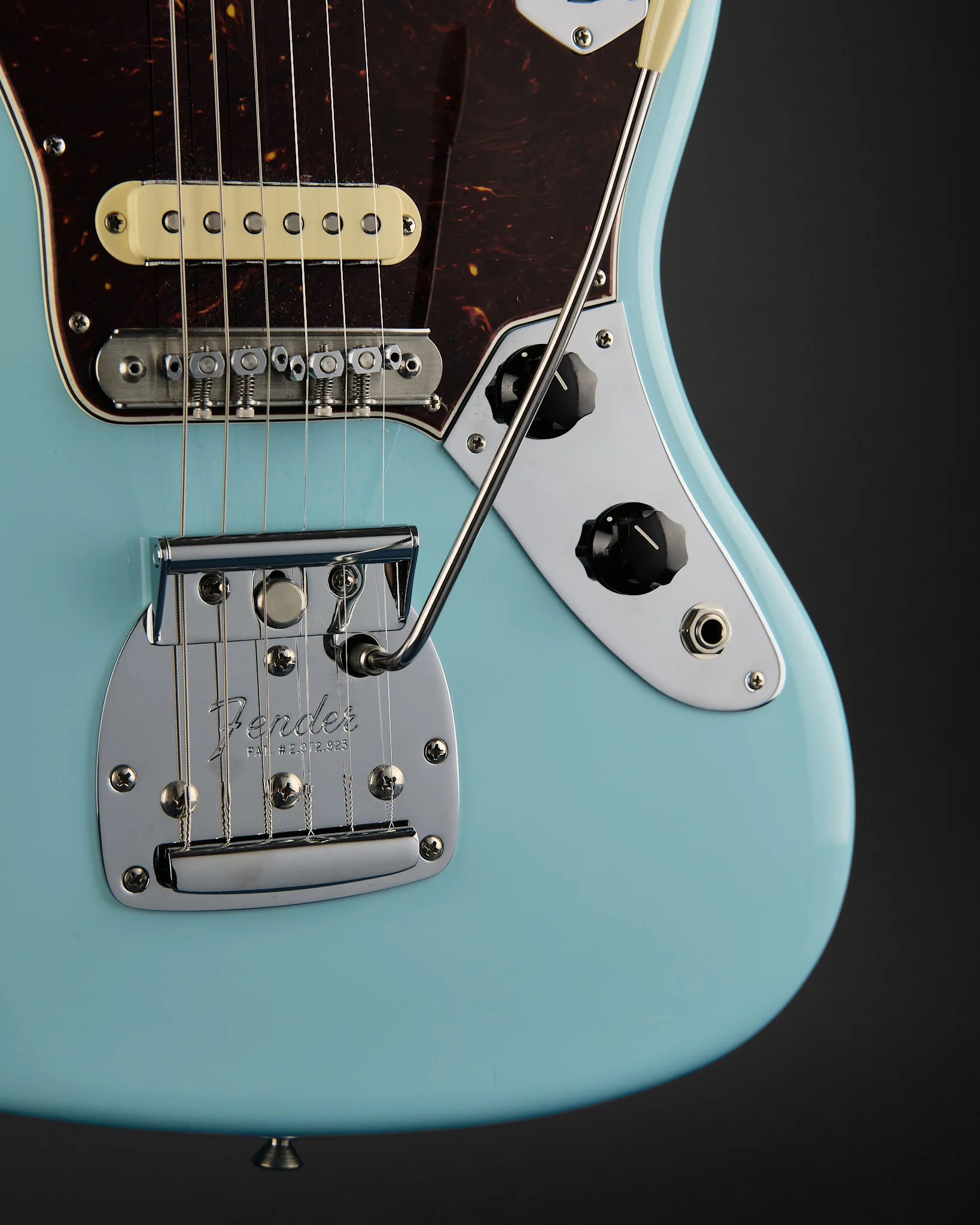 2019 Fender American Original '60s Jaguar Daphne Blue - Image 9