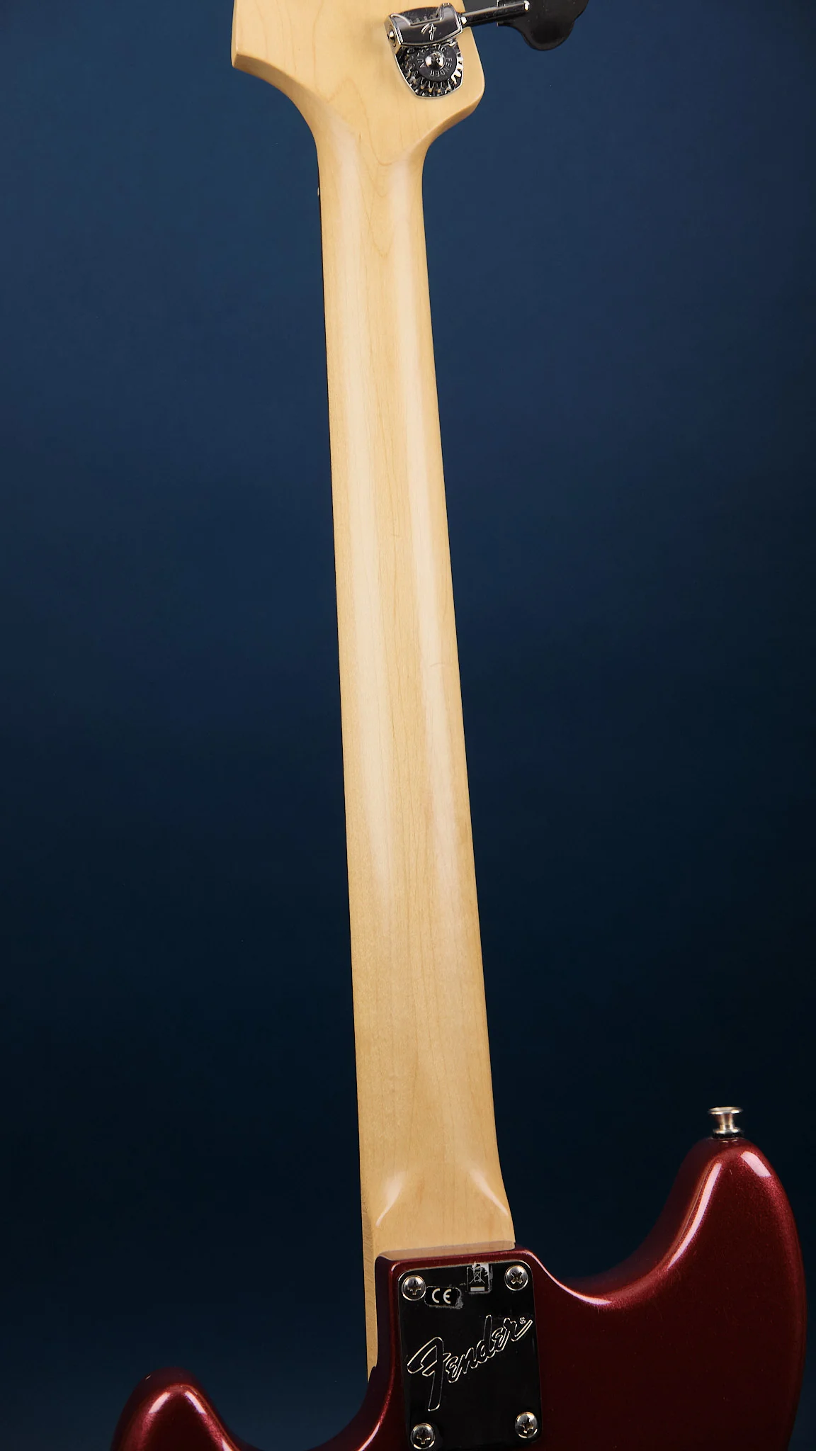 2019 Fender American Performer Mustang Bass Aubergine - Image 8