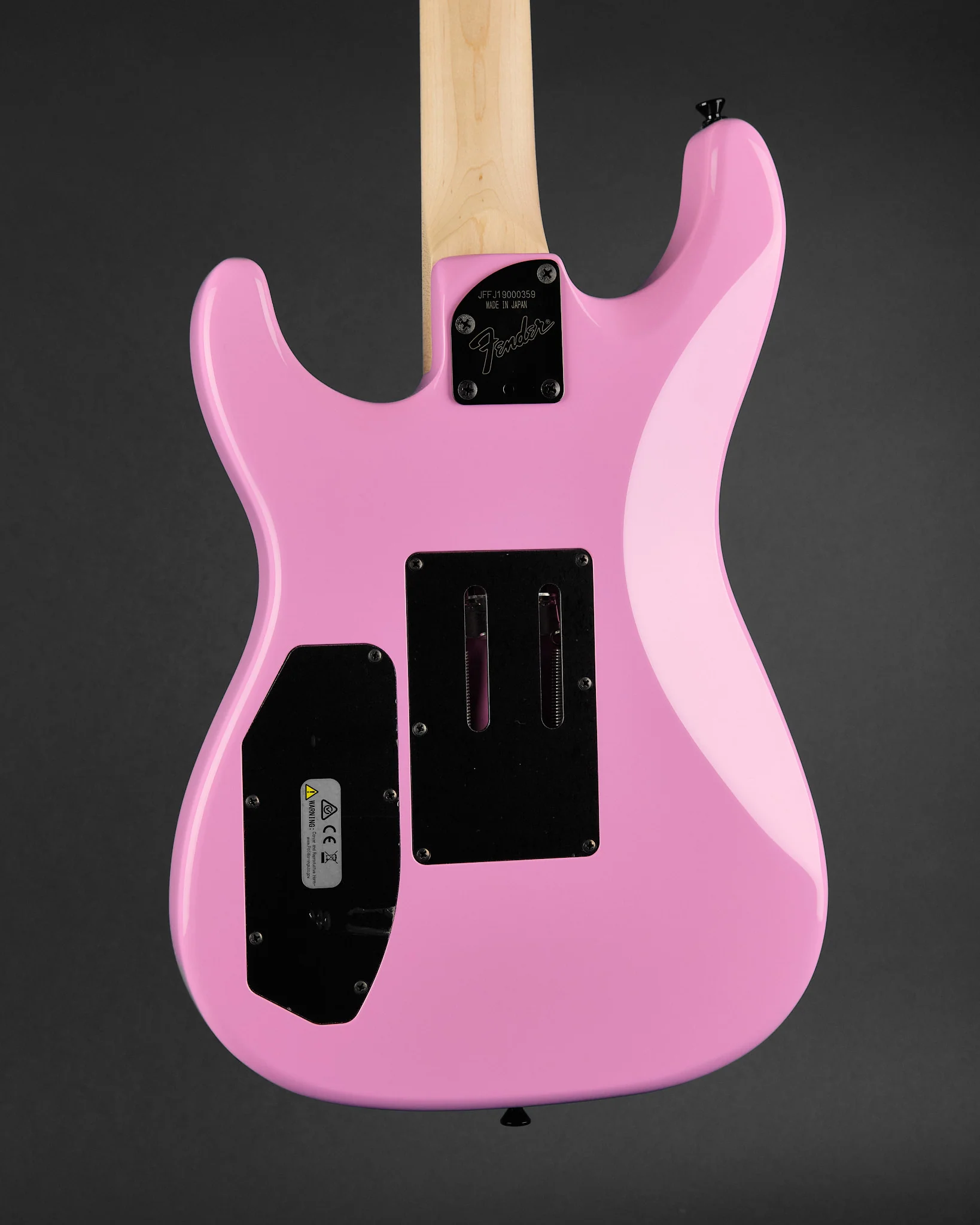 2019 Fender Limited Edition HM Strat Flash Pink - Image 3