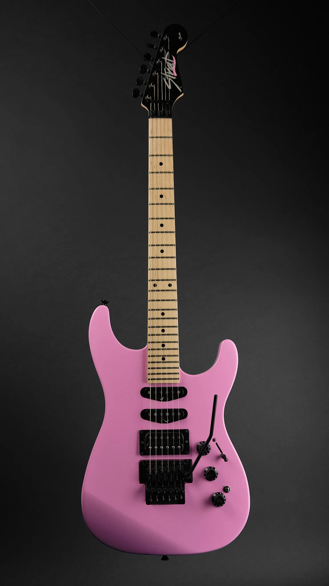 2019 Fender Limited Edition HM Strat Flash Pink - Image 4