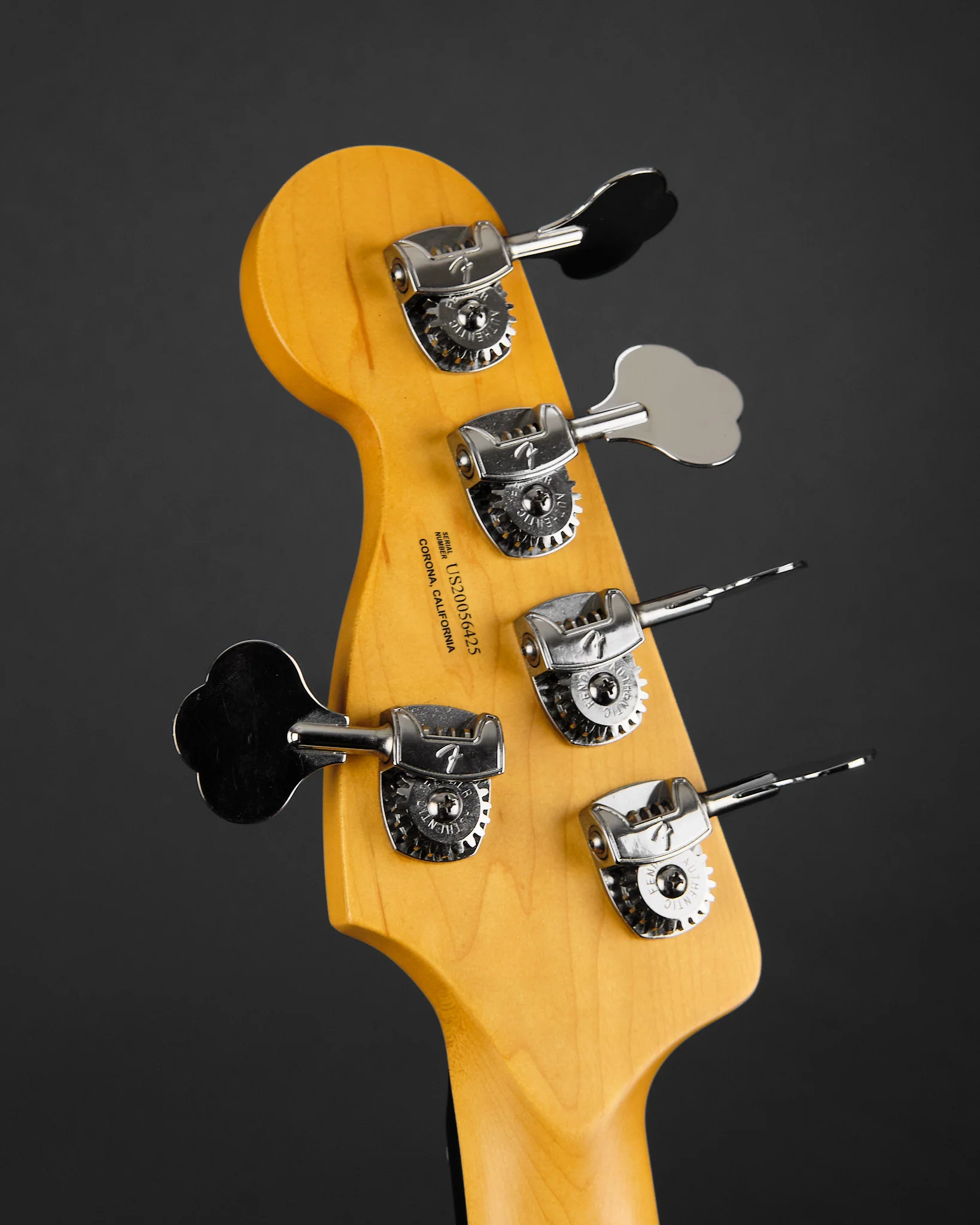 2020 Fender American Ultra Jazz Bass V Arctic Pearl - Image 7