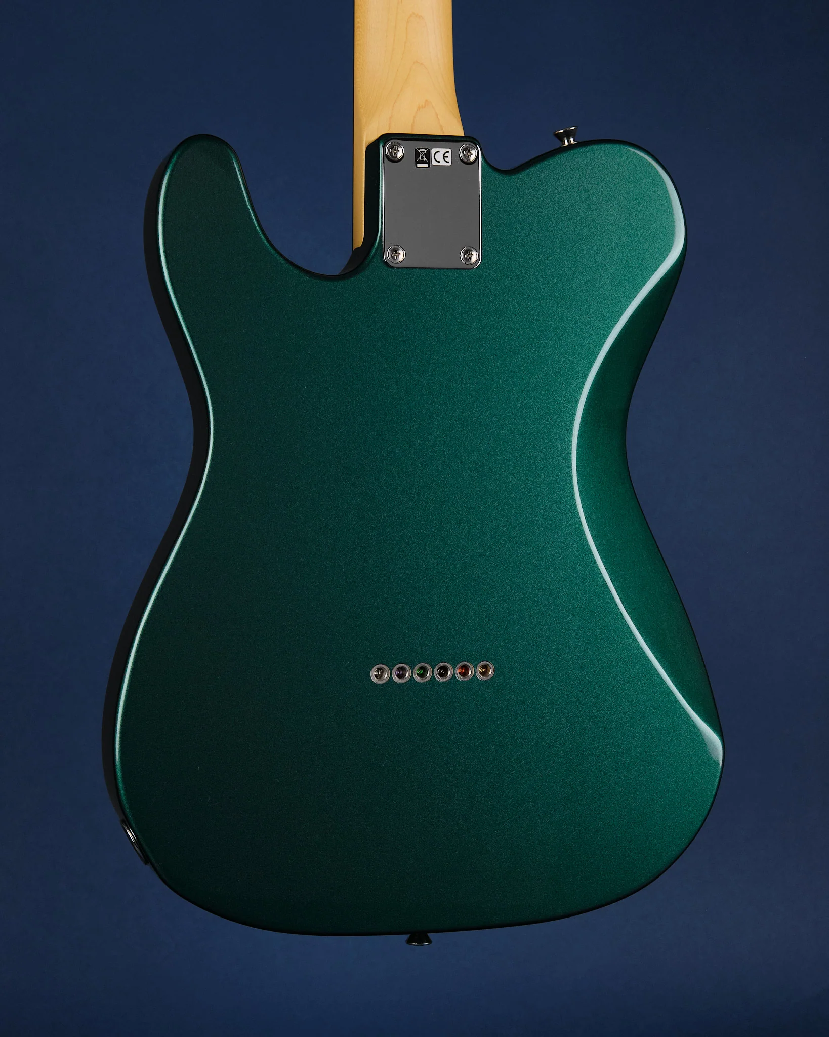 2020 Fender MIJ Hybrid Telecaster Deluxe Sherwood Green - Image 3