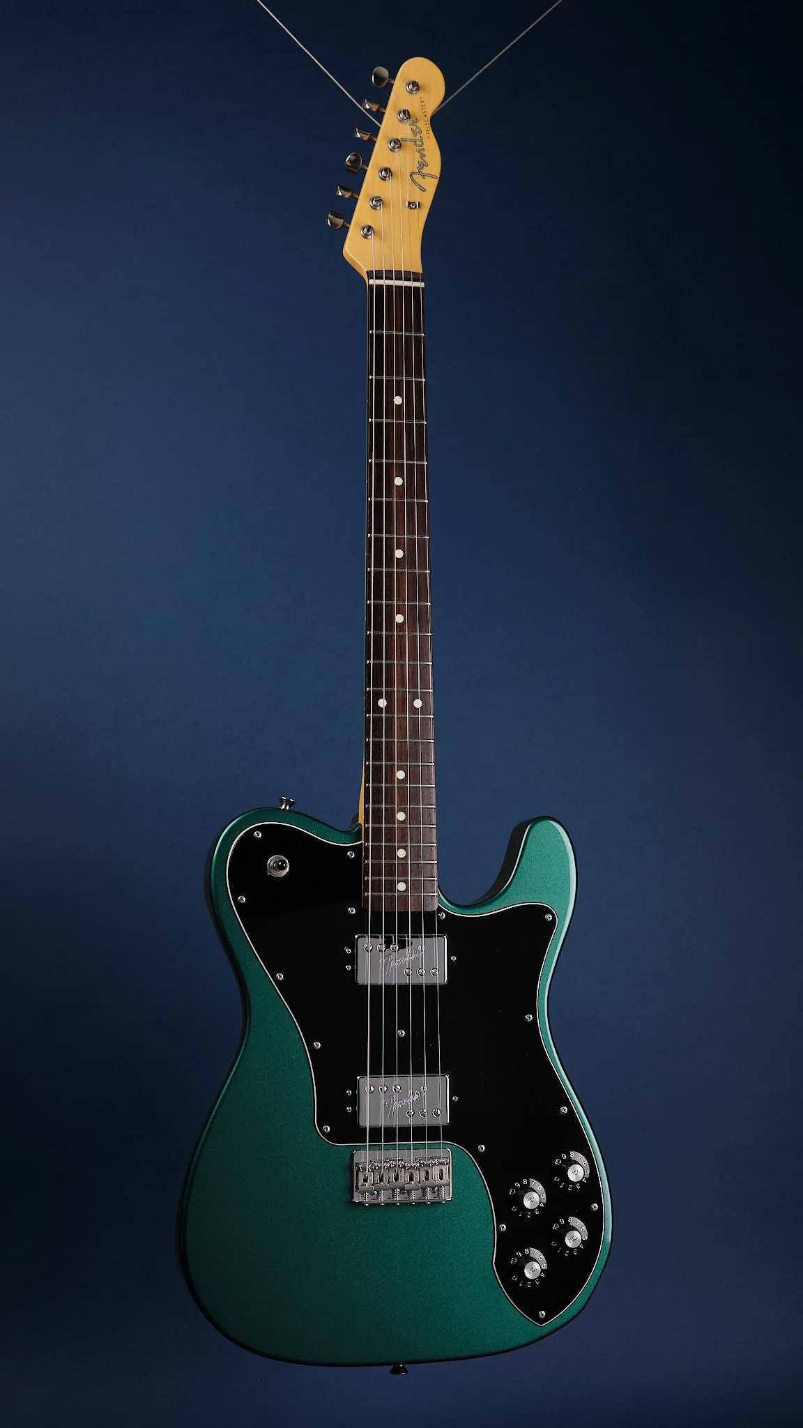 2020 Fender MIJ Hybrid Telecaster Deluxe Sherwood Green - Image 4