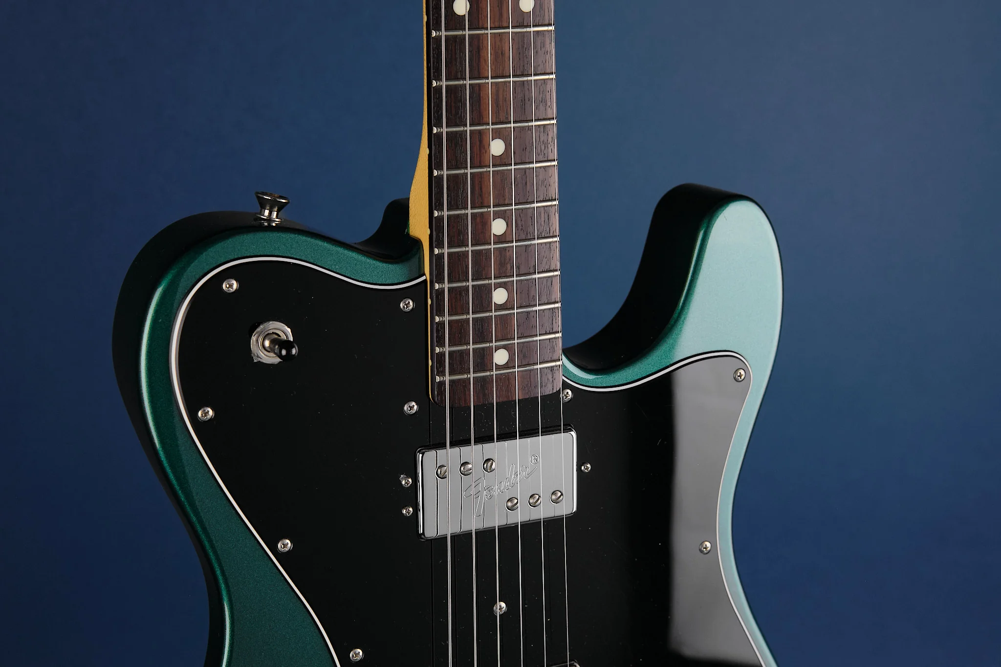 2020 Fender MIJ Hybrid Telecaster Deluxe Sherwood Green - Image 9