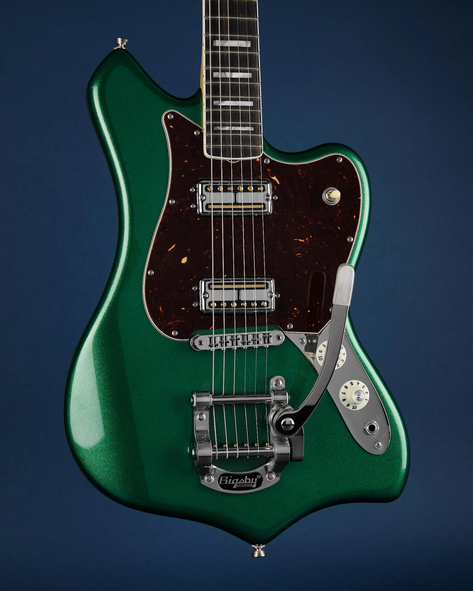 2020 Fender Parallel Universe Volume II Maverick Dorado Mystic Pine Green - Image 12