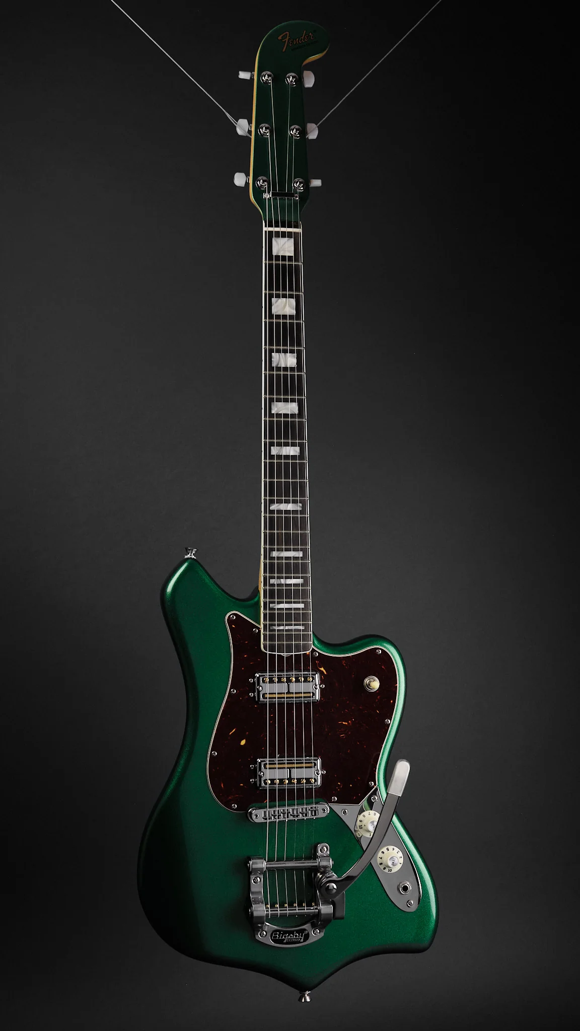 2020 Fender Parallel Universe Volume II Maverick Dorado Mystic Pine Green - Image 4
