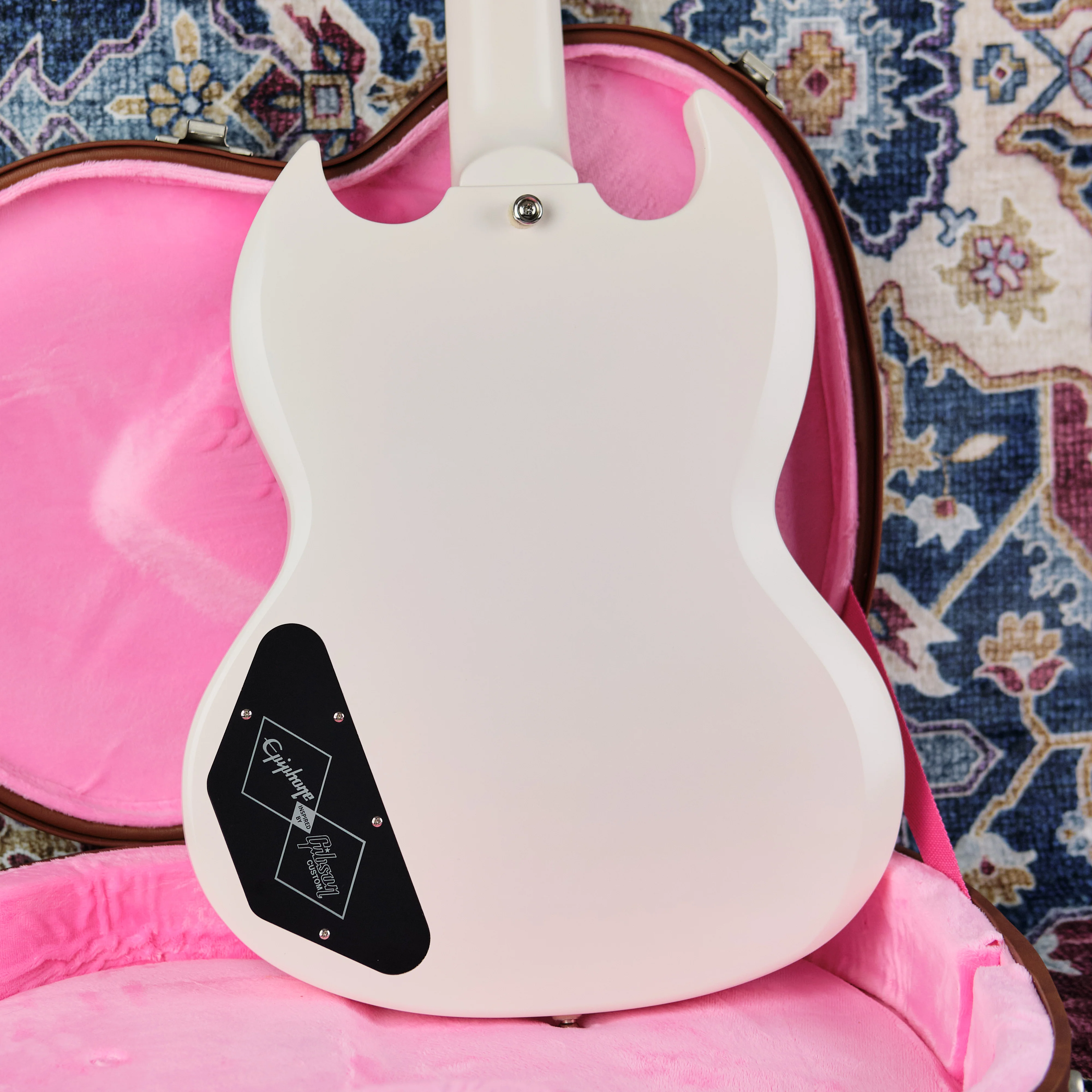 2021 Epiphone 1961 Les Paul SG Standard Aged White - Image 2