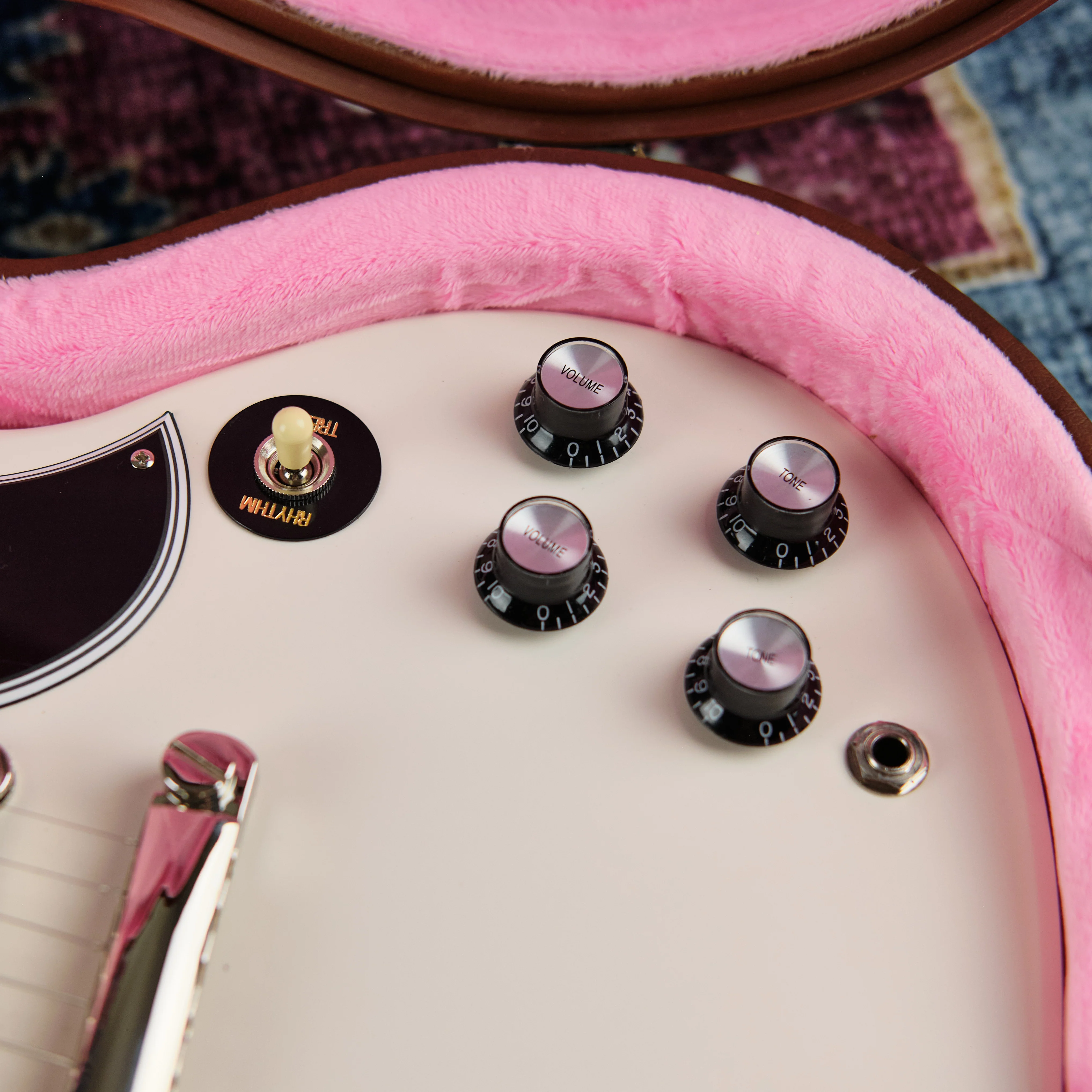 2021 Epiphone 1961 Les Paul SG Standard Aged White - Image 6