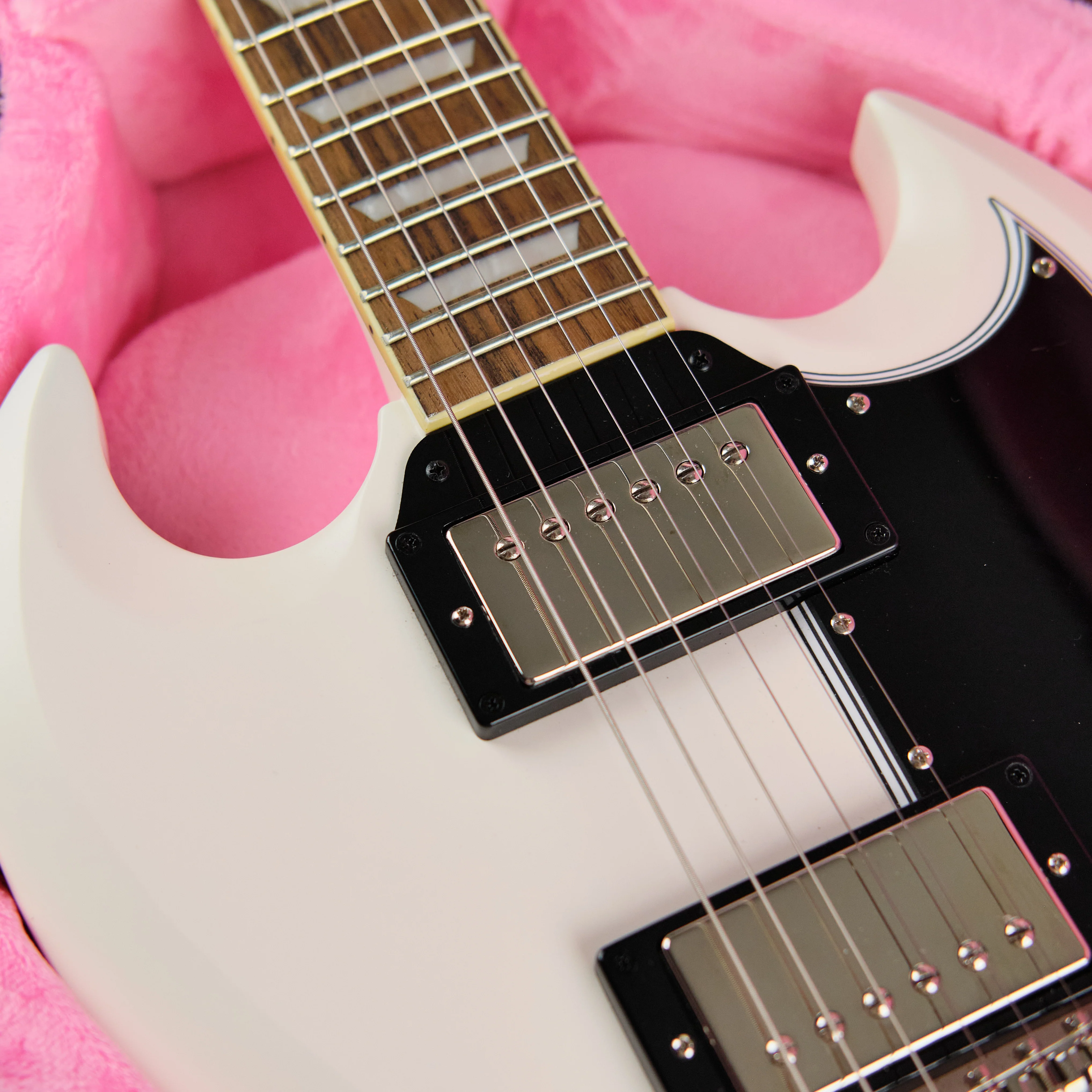 2021 Epiphone 1961 Les Paul SG Standard Aged White - Image 7