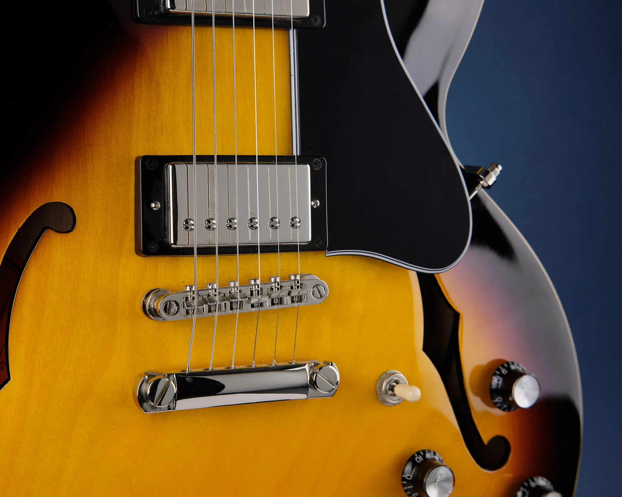 2021 Epiphone ES-335 Vintage Sunburst Sunburst - Image 9