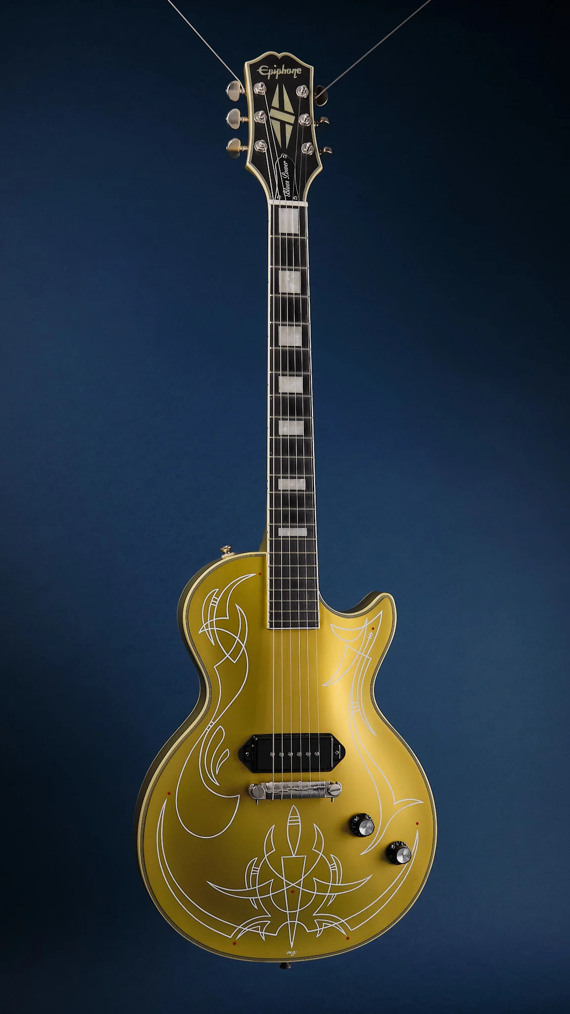 2021 Epiphone Jared James Nichols "Gold Glory" Les Paul Custom - Image 4