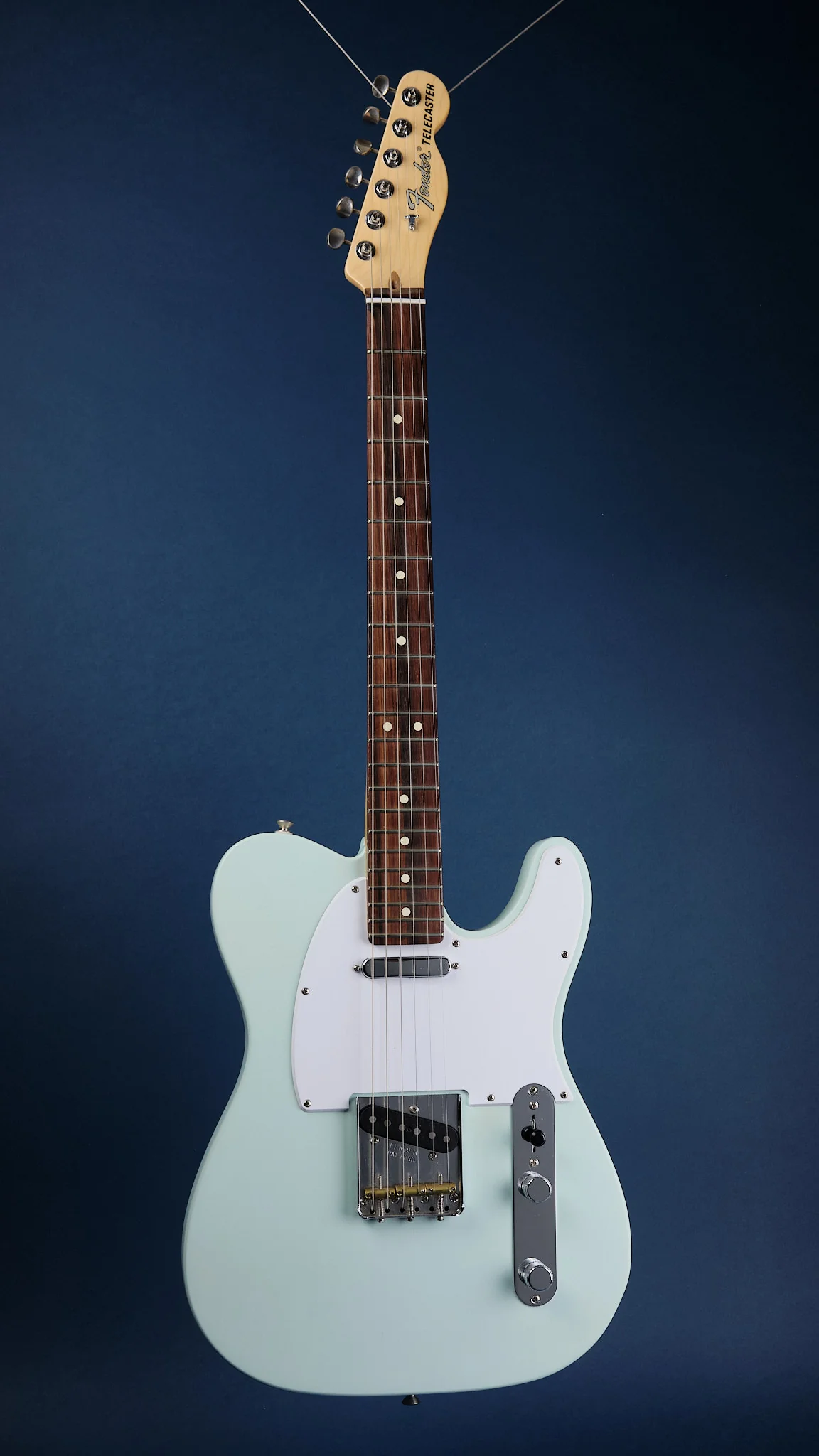 2021 Fender American Performer Telecaster Satin Sonic Blue - Image 4