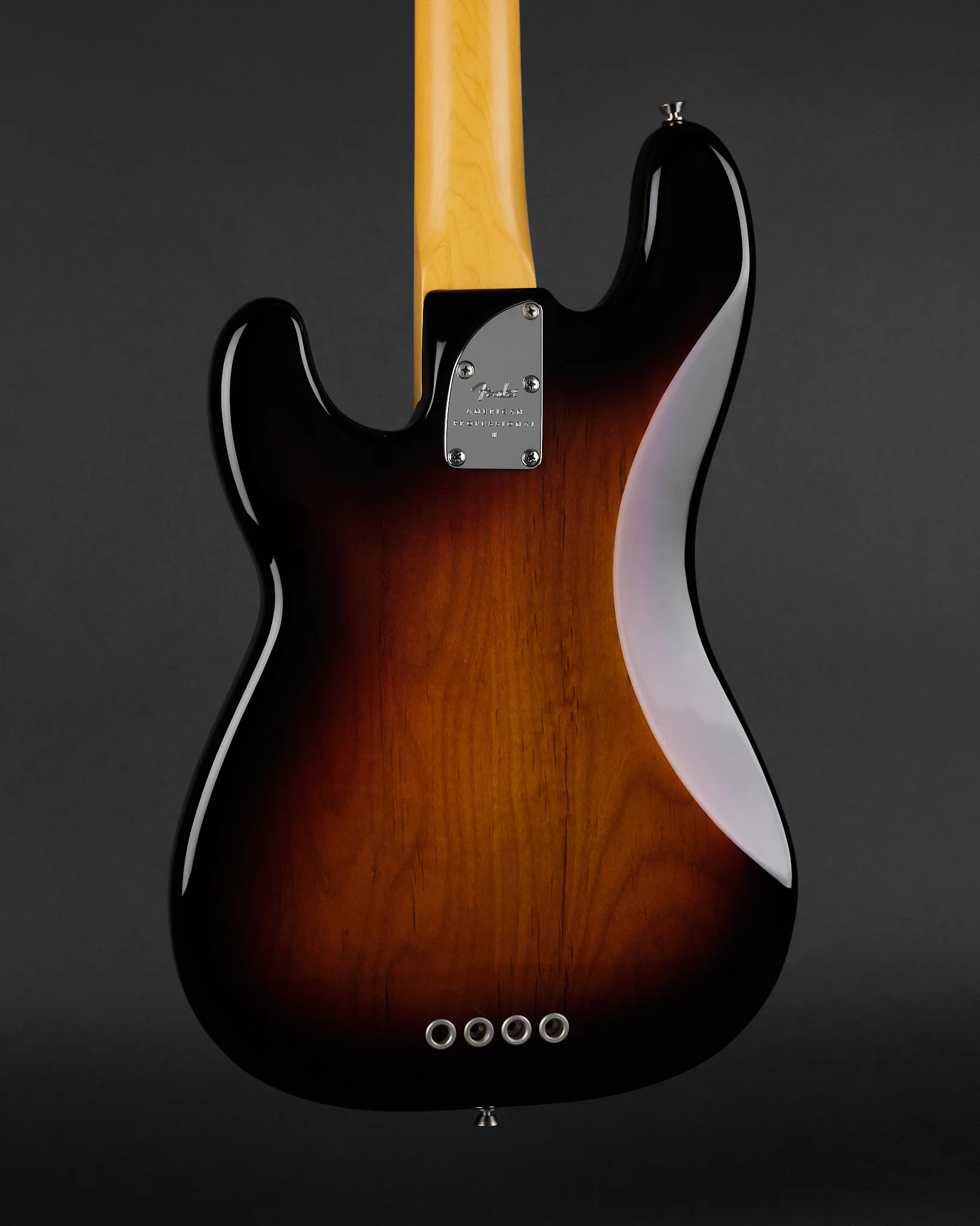 2021 Fender American Professional II Precision Bass 3-Colour Sunburst - Image 3