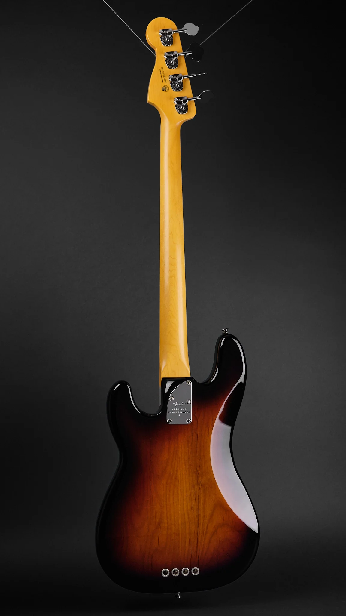2021 Fender American Professional II Precision Bass 3-Colour Sunburst - Image 7