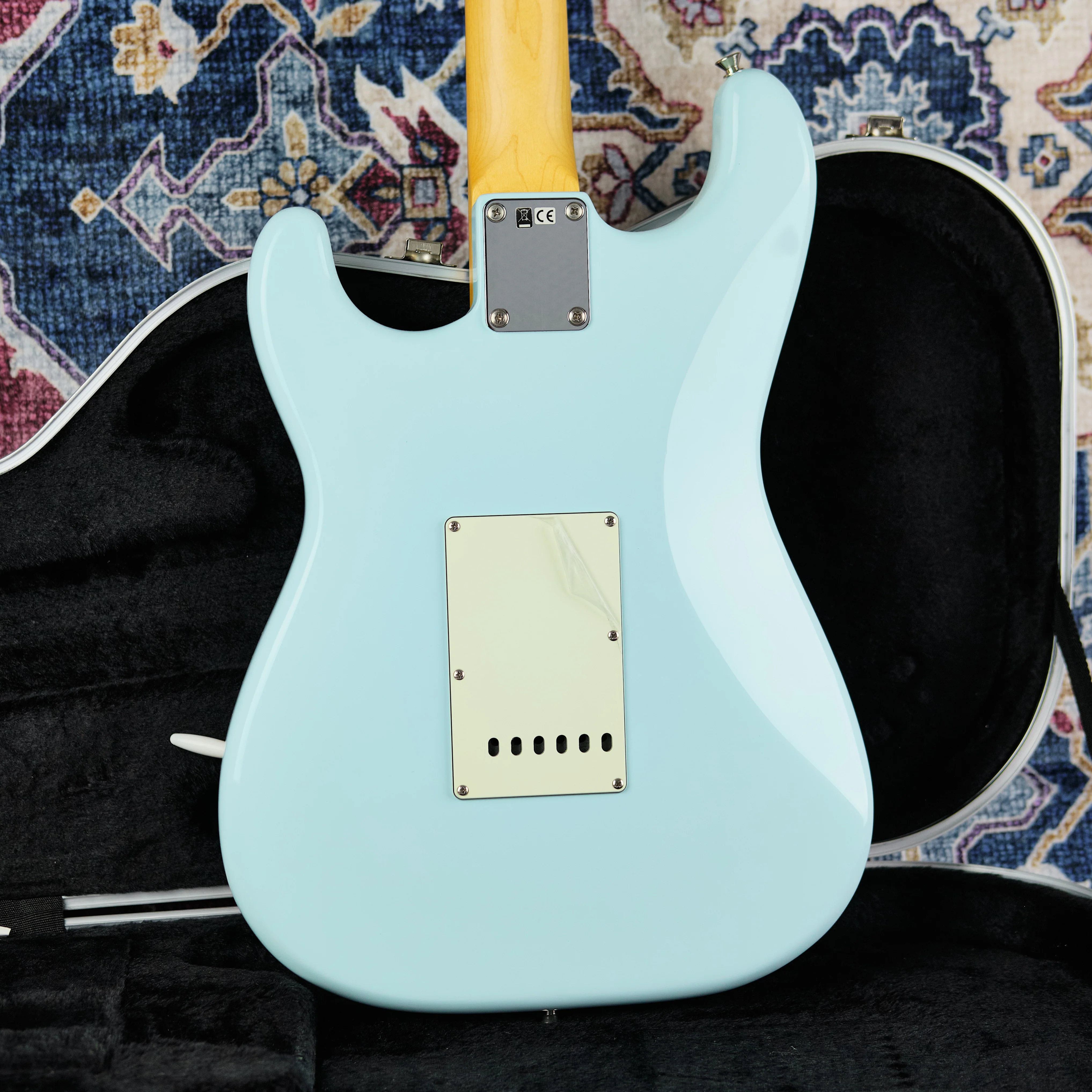 2021 Fender Japan Hybrid '60s Stratocaster Daphne Blue Refin - Image 3
