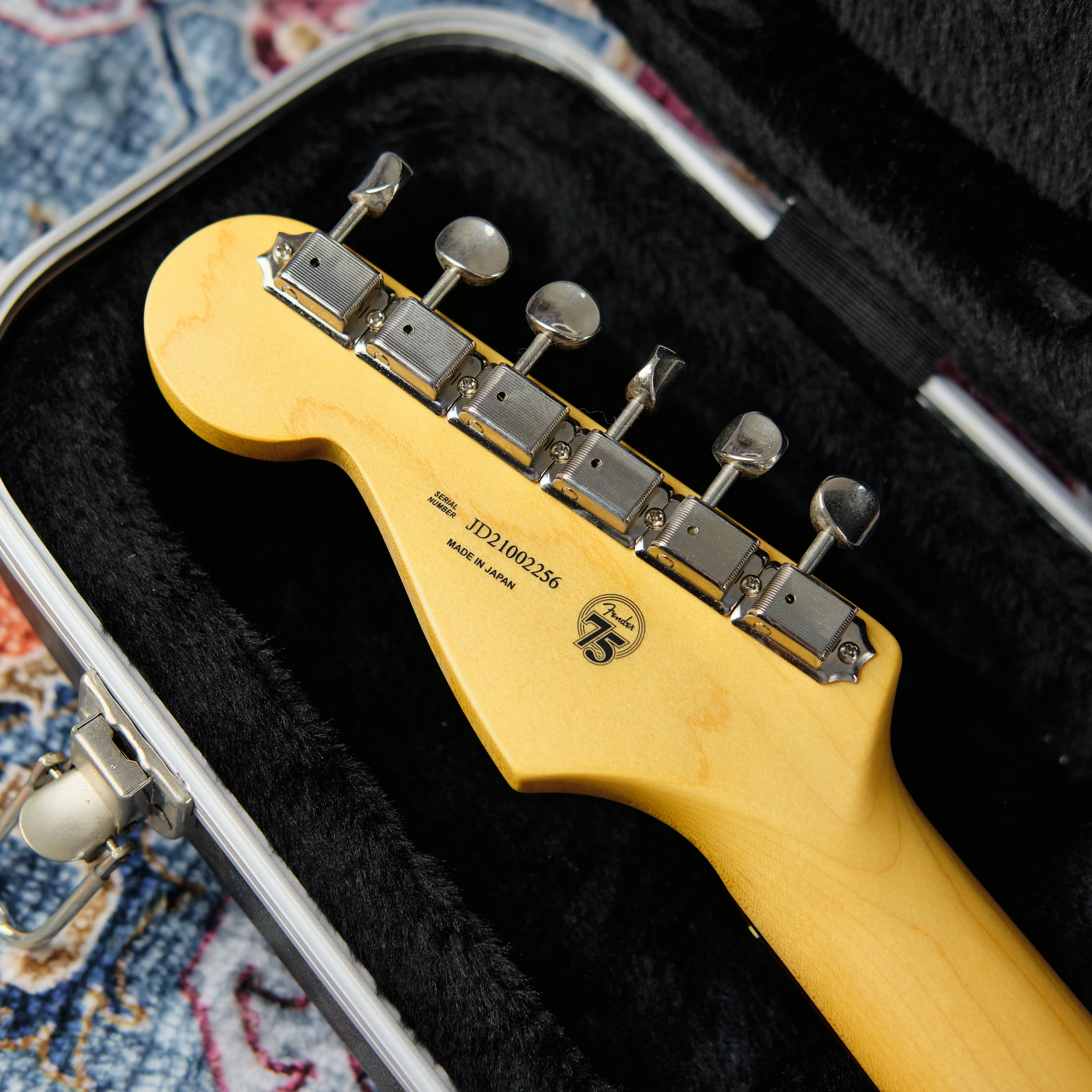 2021 Fender Japan Hybrid '60s Stratocaster Daphne Blue Refin - Image 9