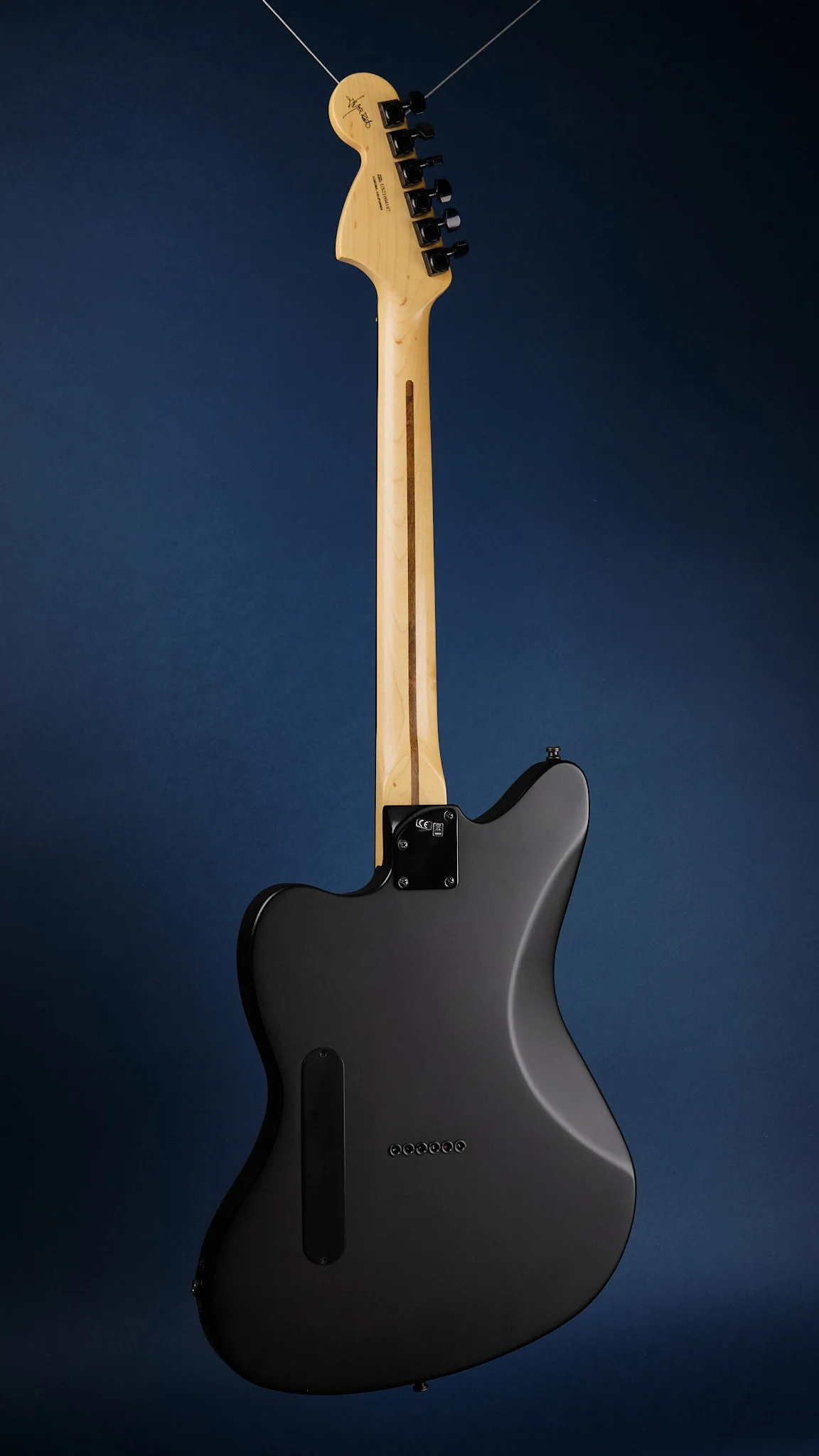 2021 Fender Jim Root Jazzmaster Black - Image 5