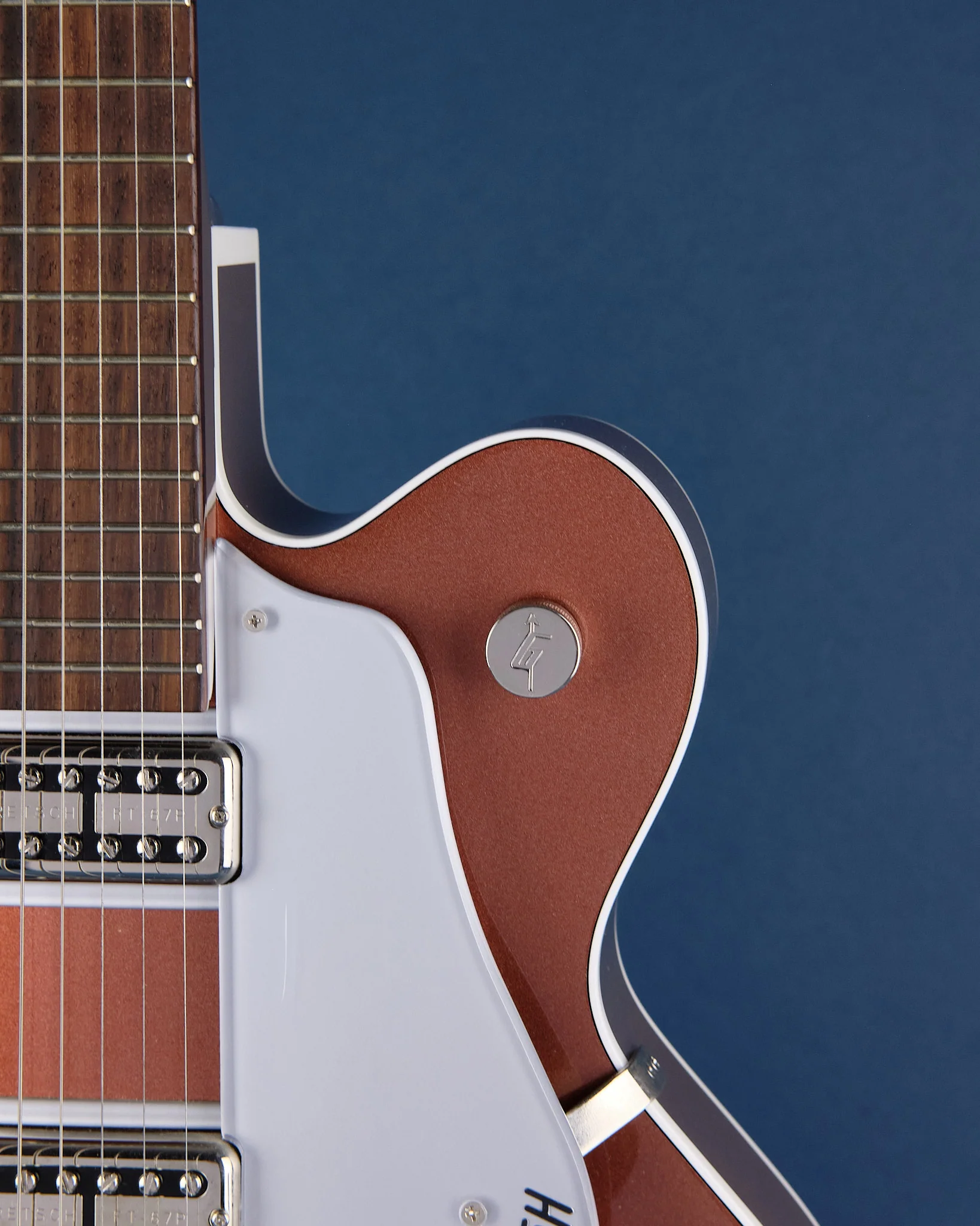 2021 Gretsch G6118T Players Edition Anniversary Copper Metallic - Image 5