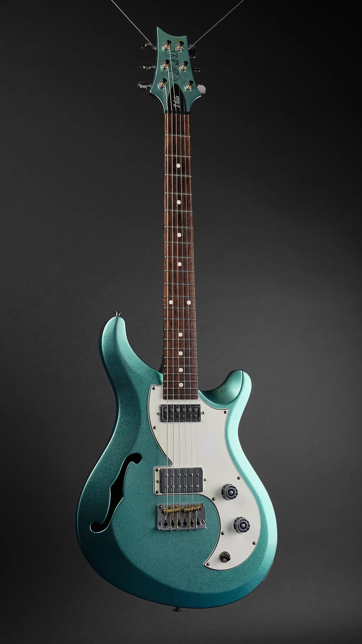 2021 PRS S2 Vela Semi-Hollow Frost Green Metallic - Image 5