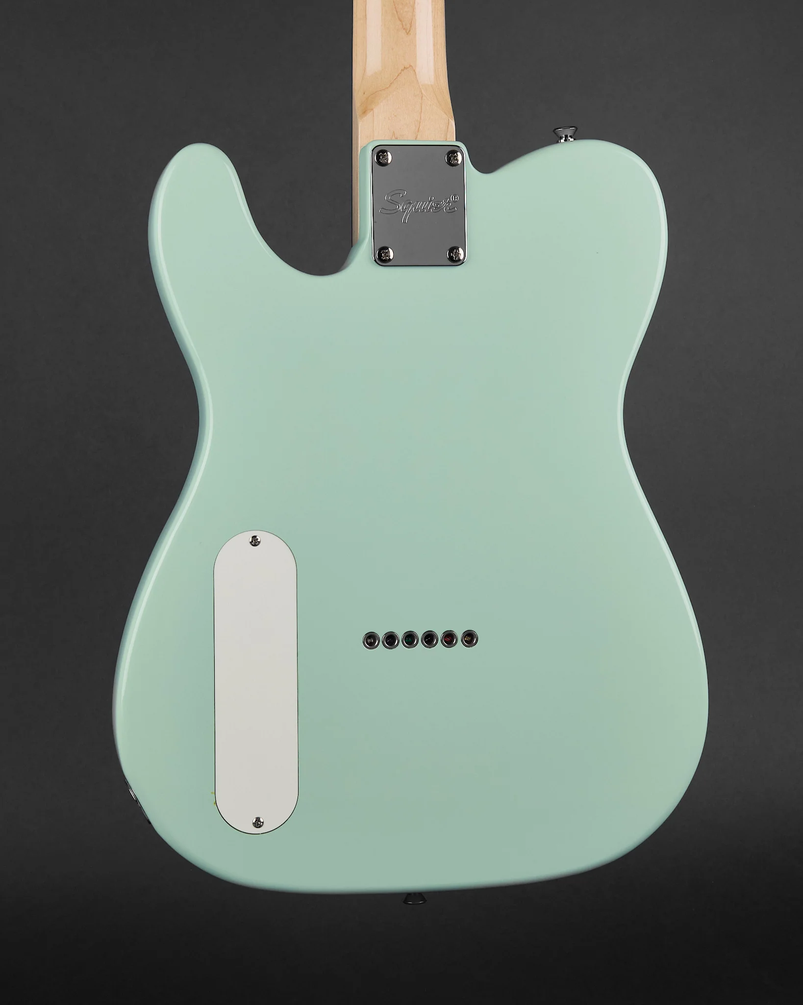 2021 Squier Paranormal Baritone Cabronita Telecaster Surf Green - Image 3