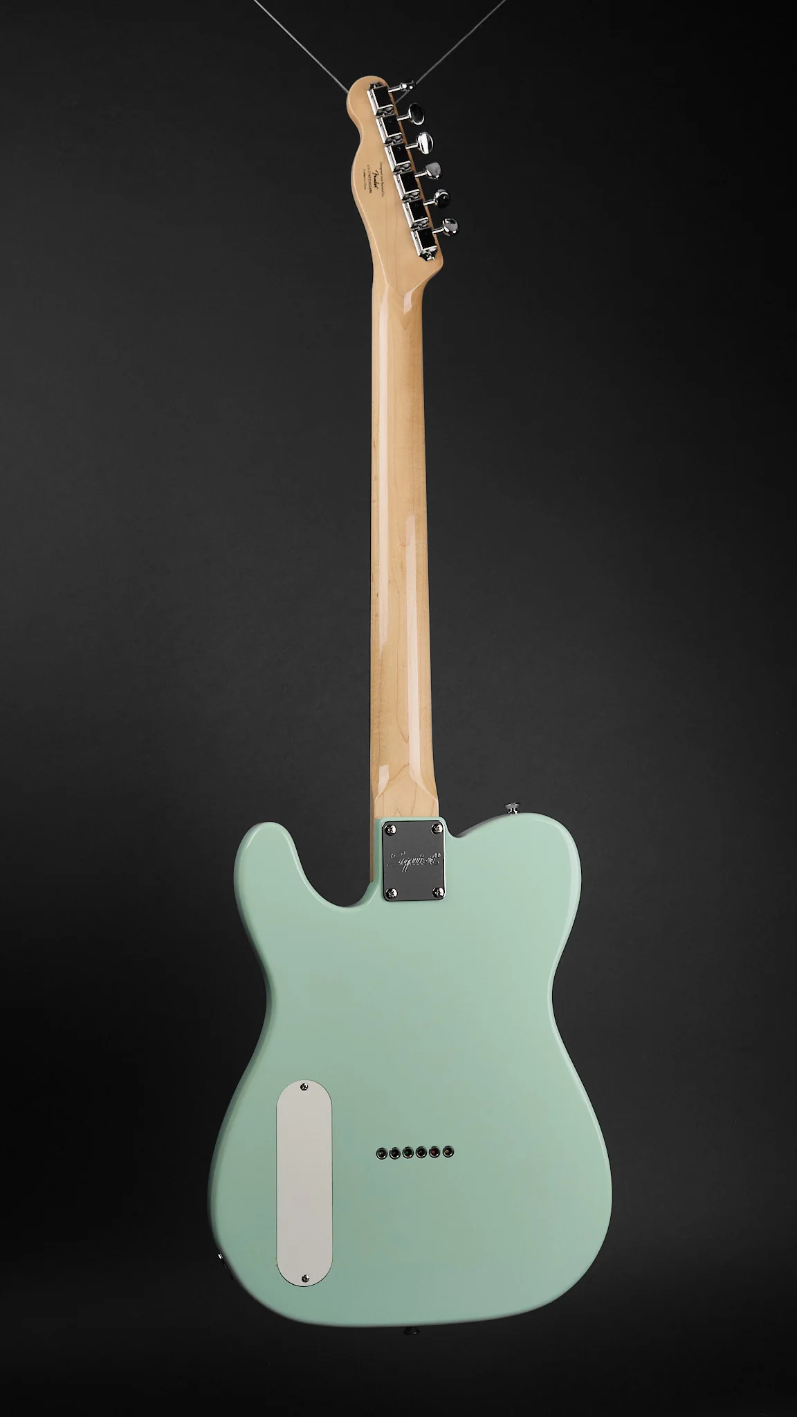 2021 Squier Paranormal Baritone Cabronita Telecaster Surf Green - Image 5