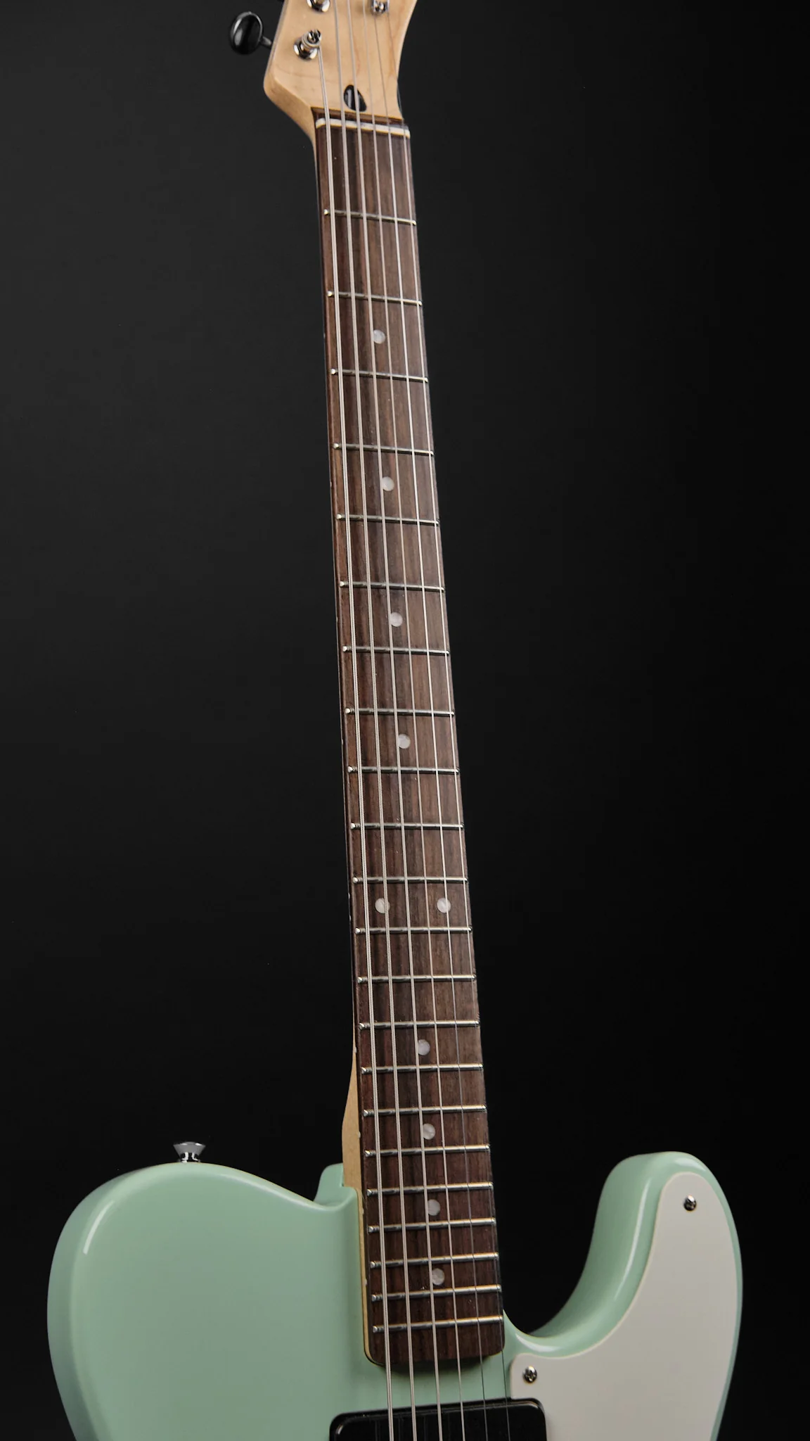 2021 Squier Paranormal Baritone Cabronita Telecaster Surf Green - Image 6