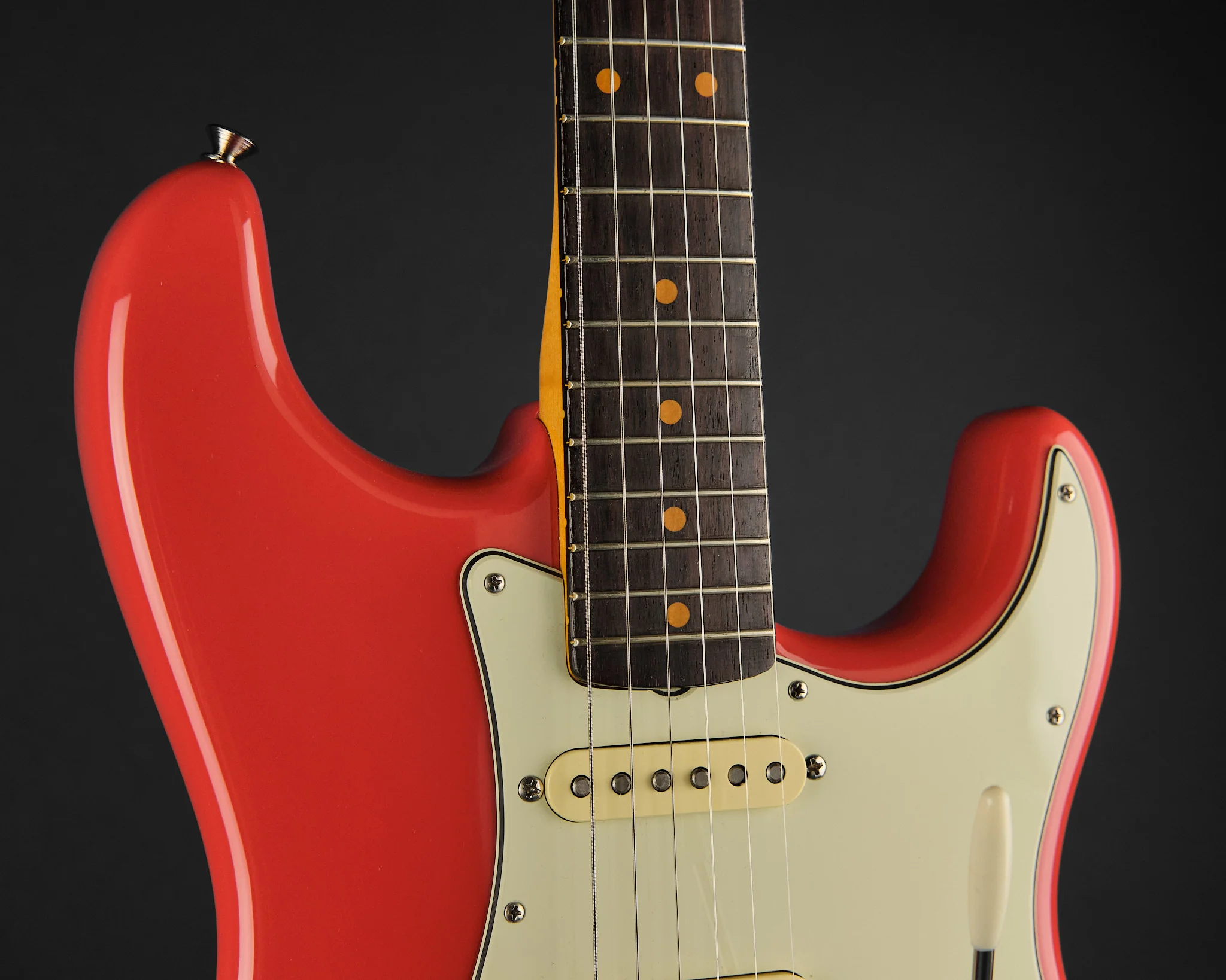 2022 Fender American Vintage II 1961 Stratocaster Fiesta Red - Image 10