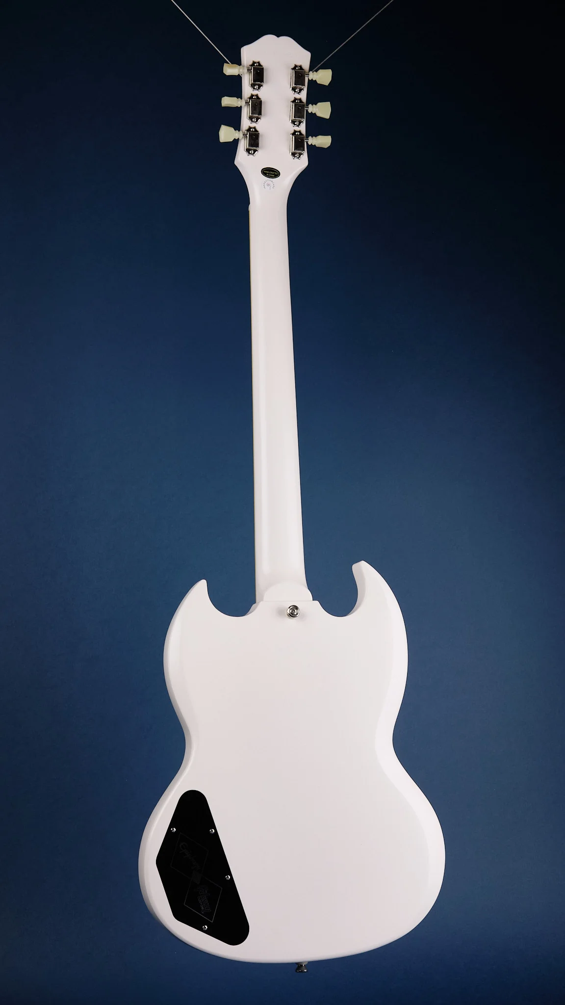 2022 Epiphone 1961 Les Paul SG Standard Aged Classic White - Image 4