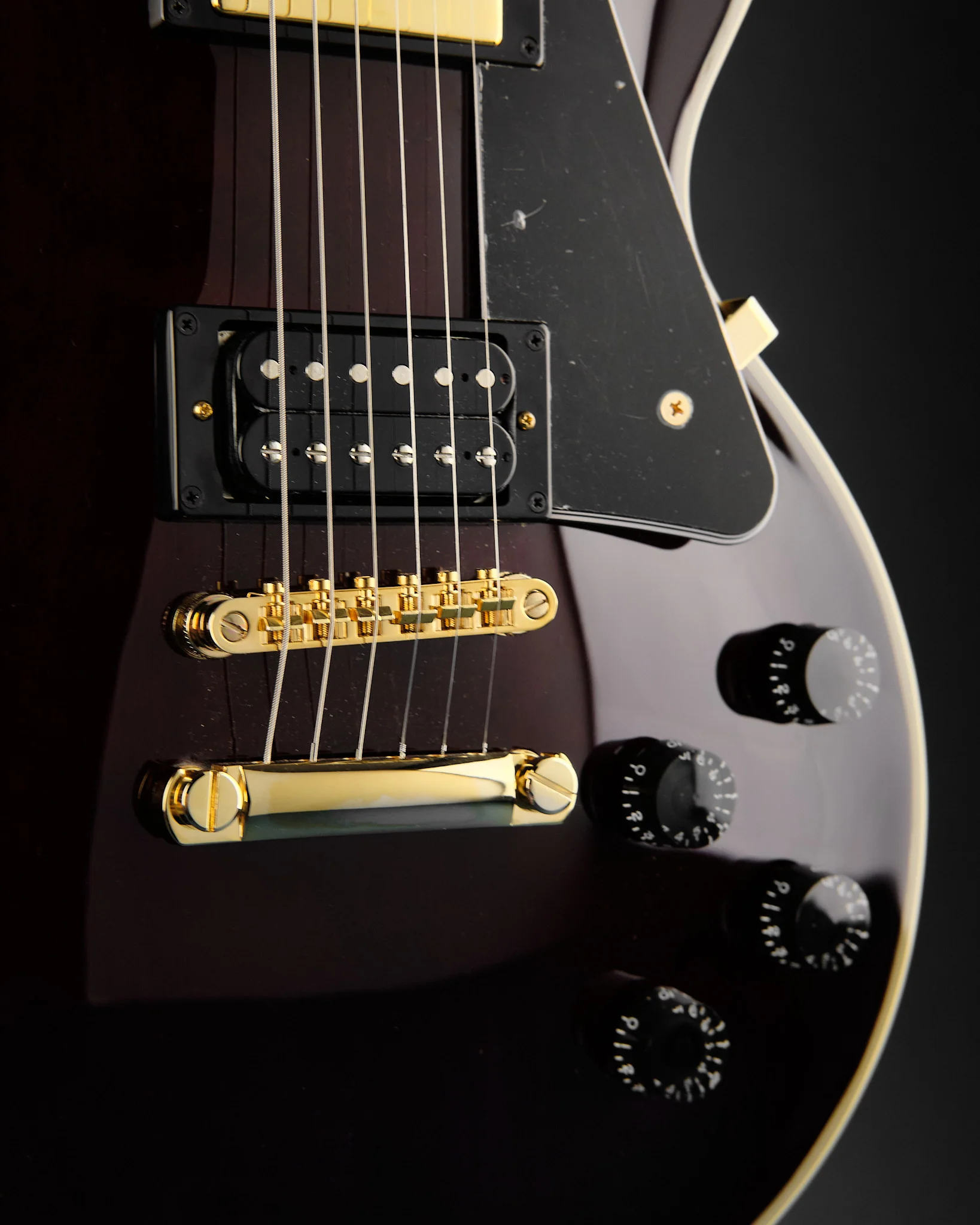 2022 Epiphone Jerry Cantrell 'Wino' Les Paul Custom Wine Red - Image 9