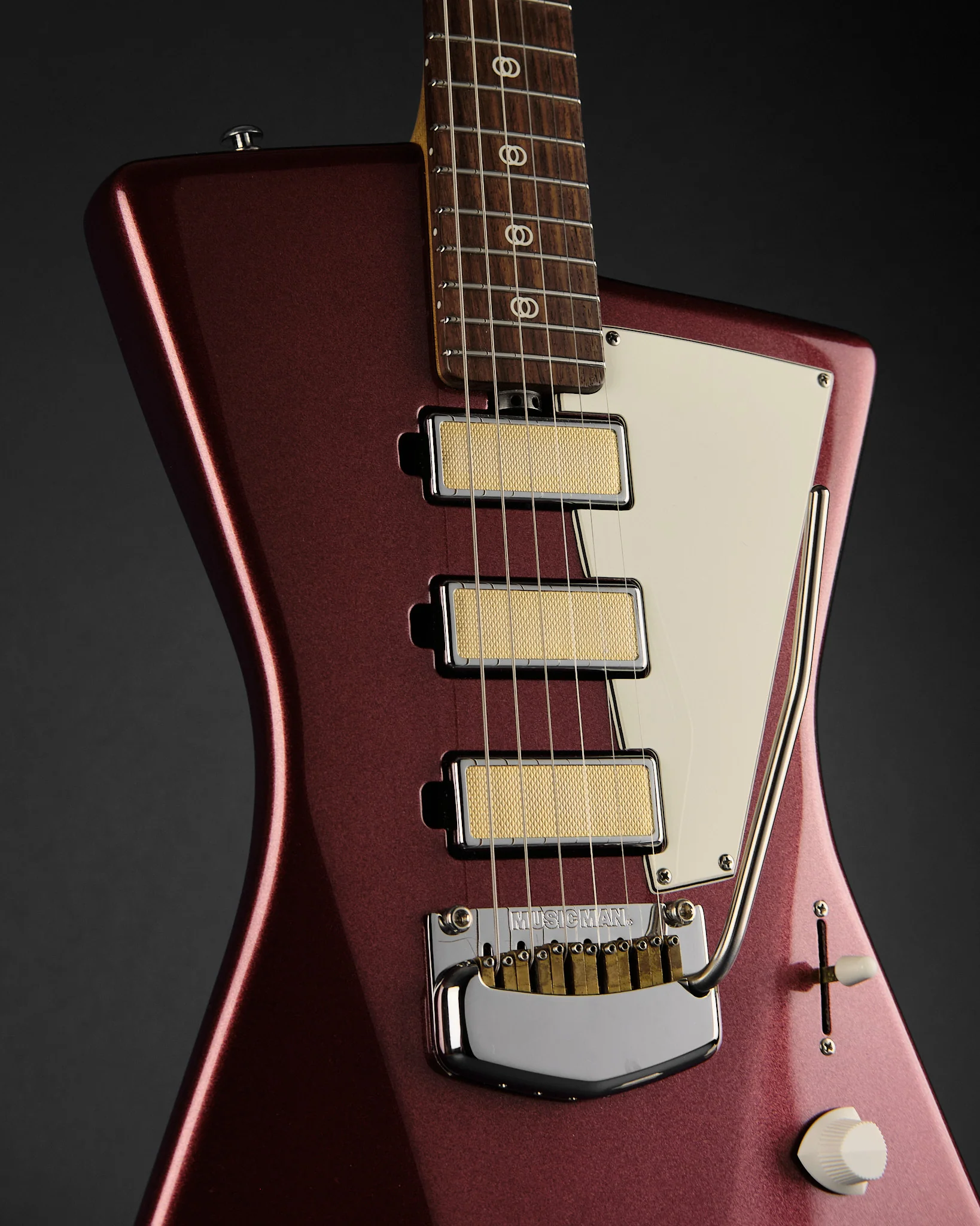 2022 Ernie Ball Music Man St Vincent Goldie HHH Velveteen - Image 11
