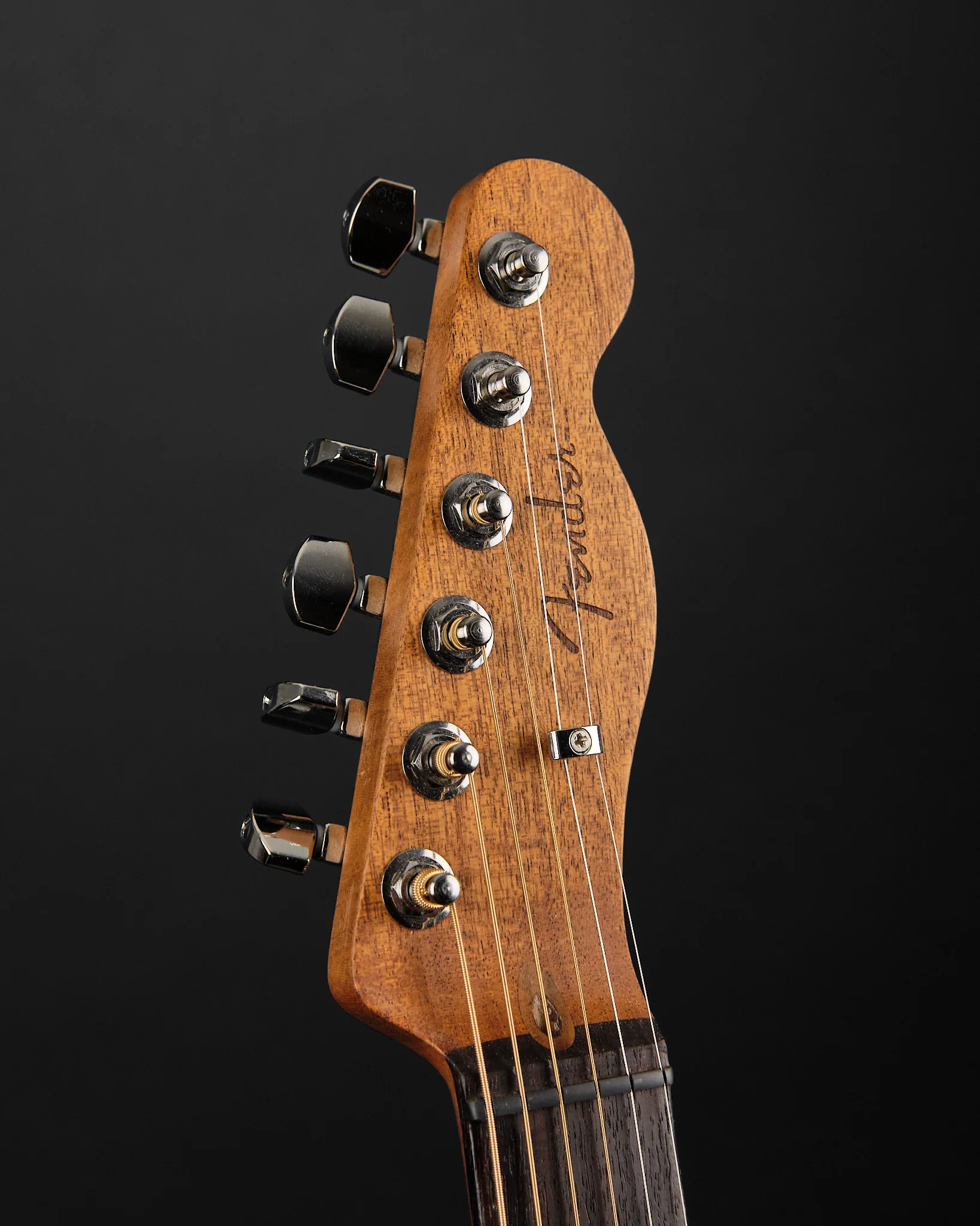 2022 Fender Acoustasonic Player Telecaster Brushed Black - Image 2