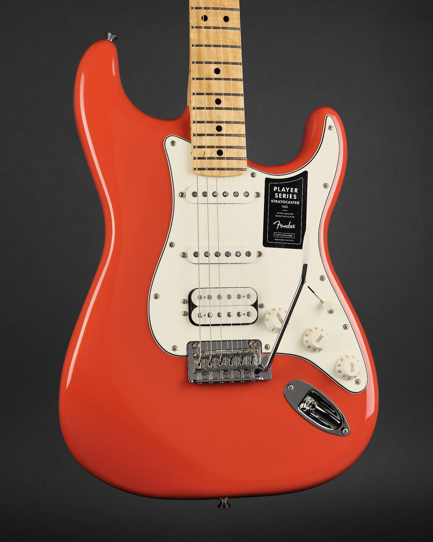 2022 Fender Limited Edition Player Stratocaster HSS Fiesta Red