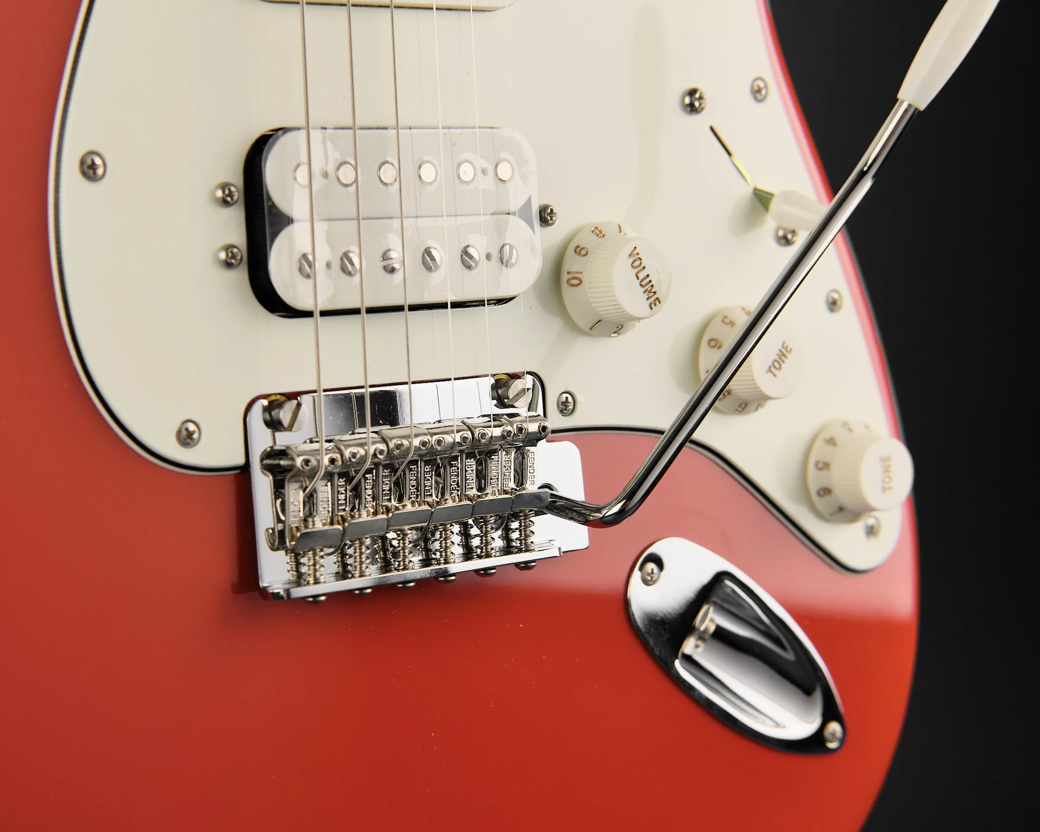 2022 Fender Limited Edition Player Stratocaster HSS Fiesta Red - Image 9