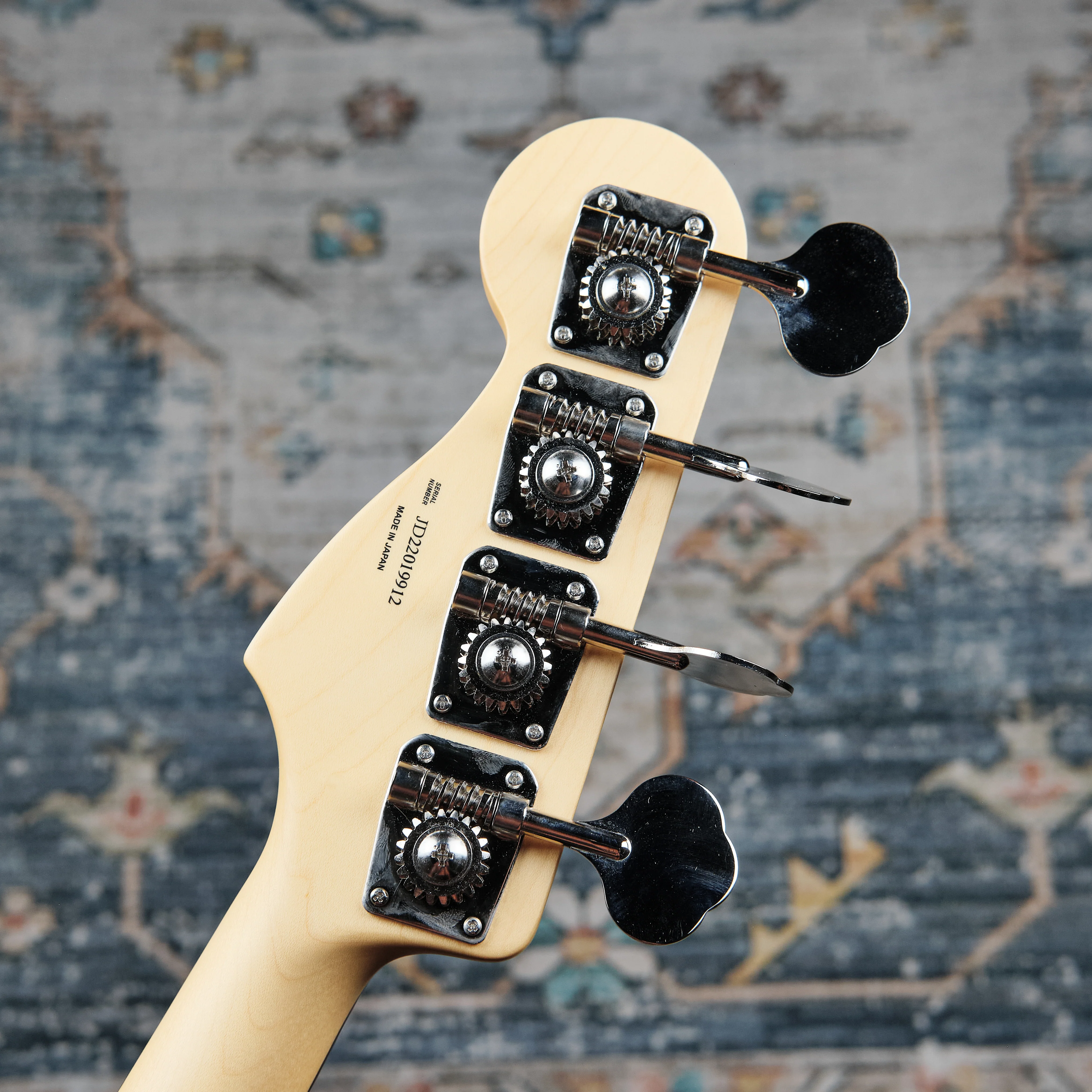 2022 Fender Made in Japan Junior Collection Jazz Bass Satin Surf Green - Image 4