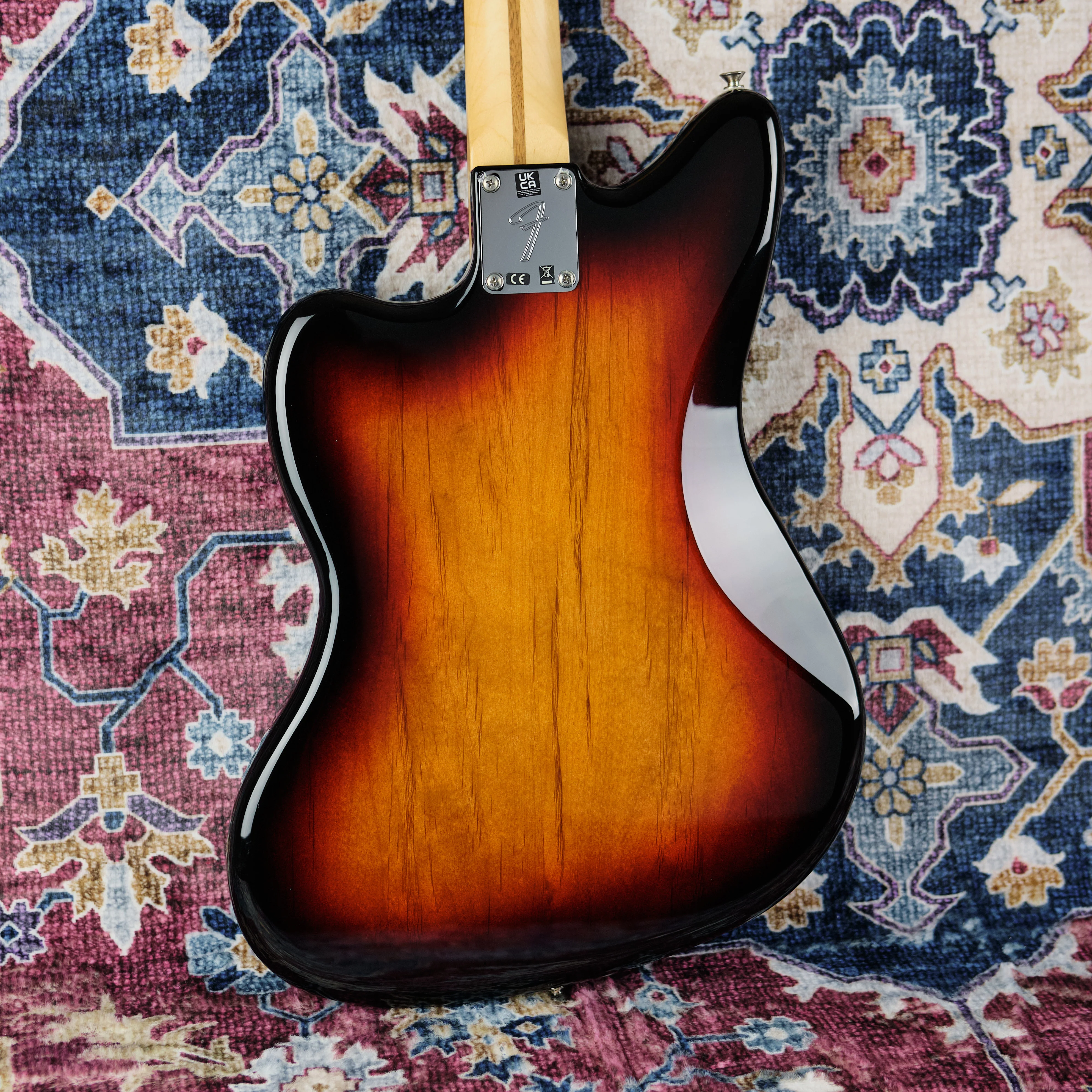 2022 Fender Player Jazzmaster 3-Colour Sunburst - Image 3