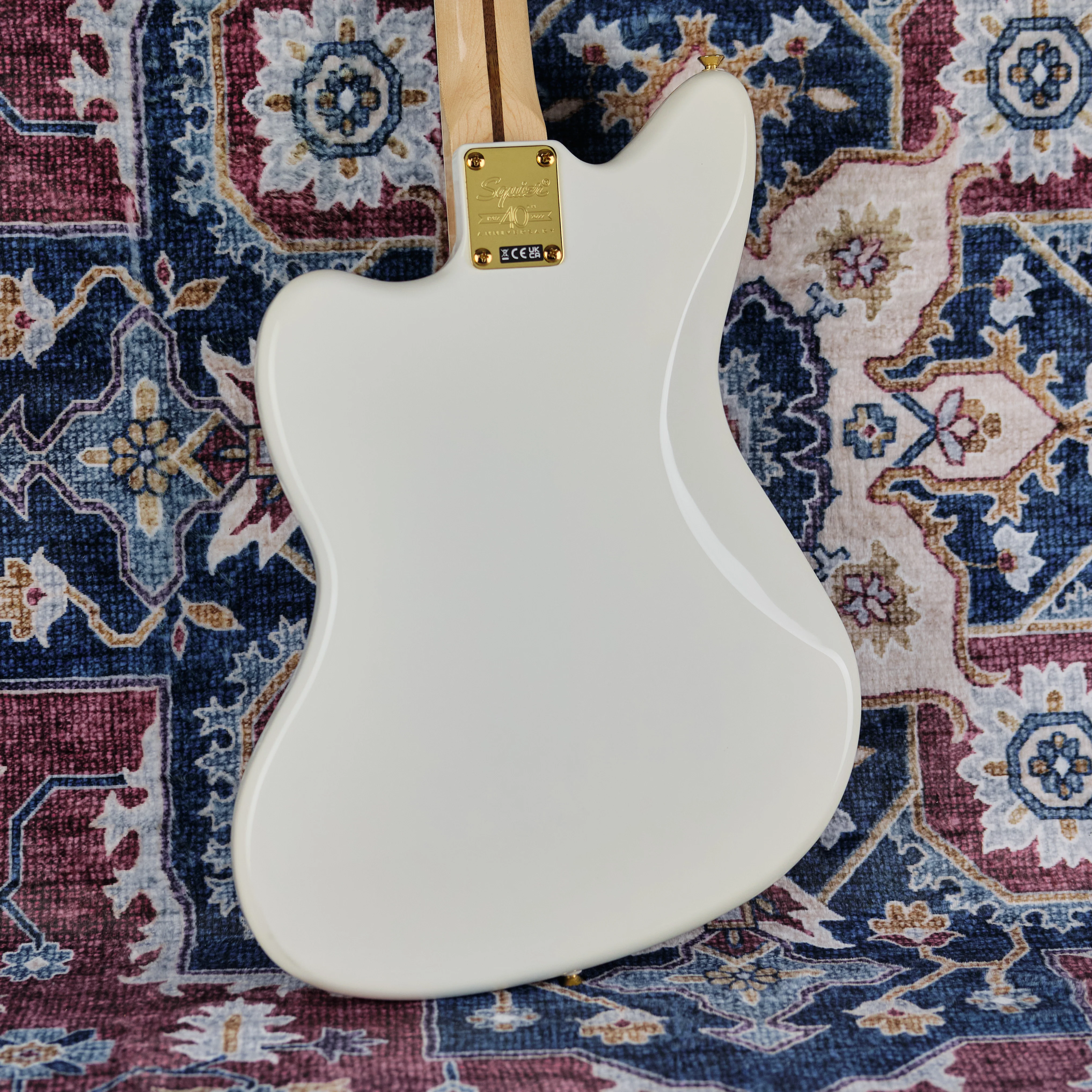 2022 Squier 40th Anniversary Jazzmaster Olympic White - Image 3