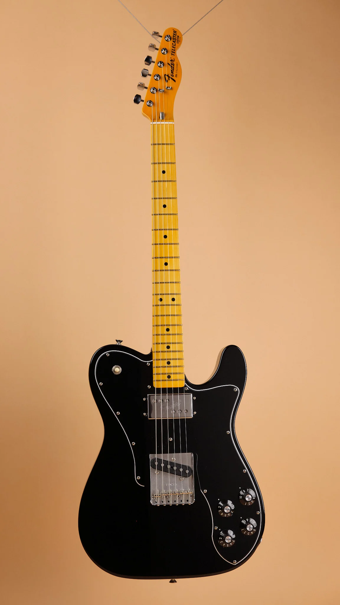 2023 Fender American Vintage II 1977 Telecaster Custom Black - Image 4
