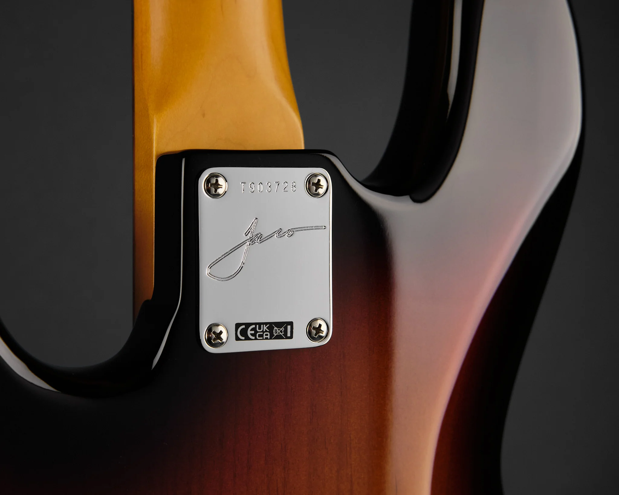 2023 Fender Jaco Pastorius Jazz Bass Sunburst - Image 12