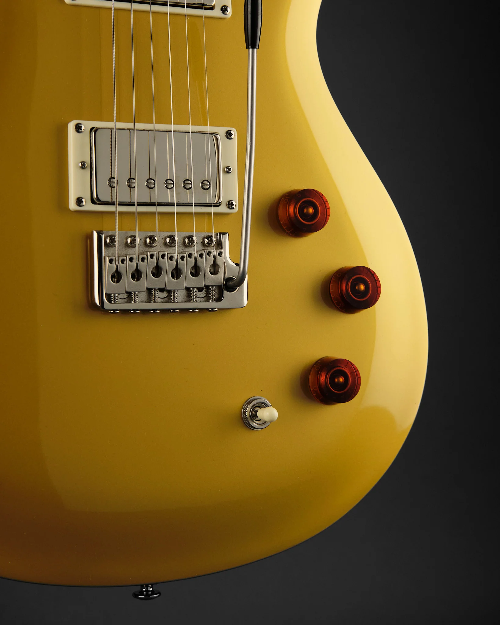 2023 PRS SE DGT 'David Crissom Trem' Gold Top - Image 9