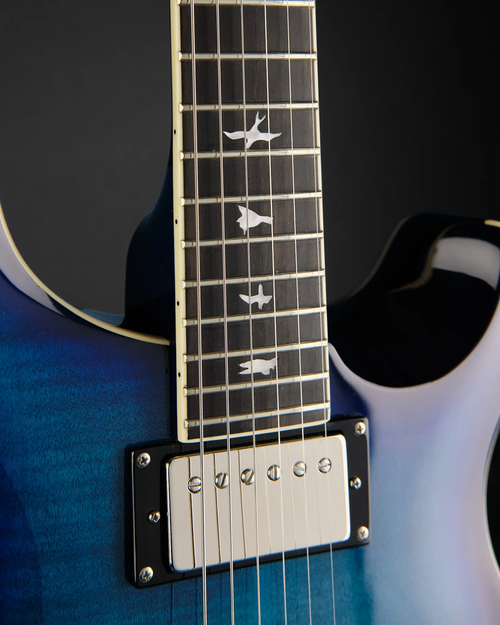 2023 PRS SE Hollowbody II Faded Blue Burst - Image 10