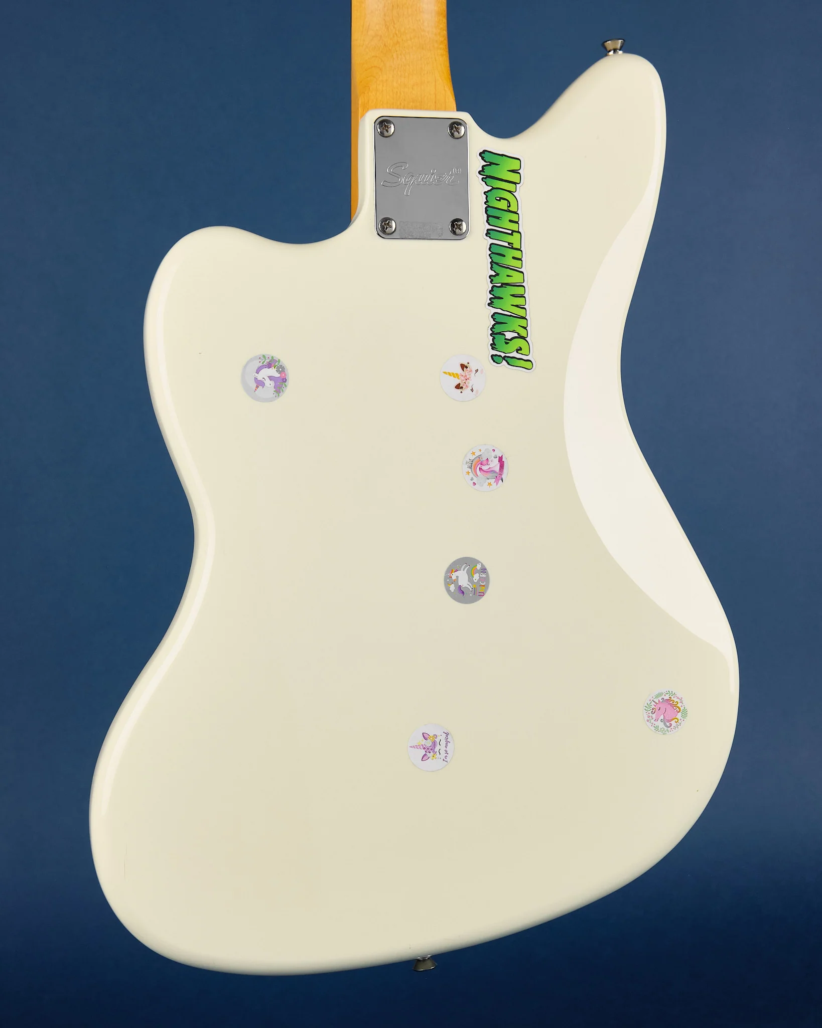 2023 Squier J Mascis Jazzmaster Vintage White - Image 3